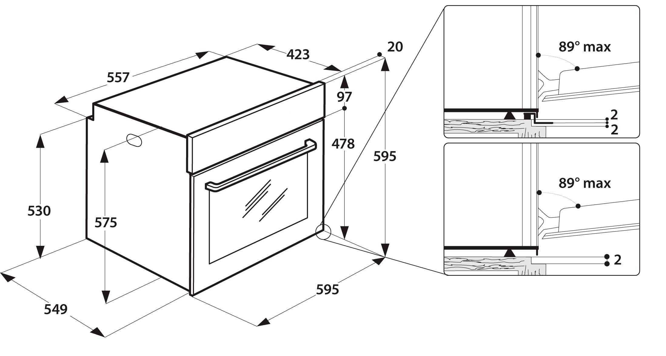 BAUR bestellen Turn&Cook Pyrolyse-Selbstreinigung, | mit OP8V2 Privileg Backofen-Set Restwärmeanzeige 400«, »BAKO IN, mit PBWR6 2-fach-Teleskopauszug,