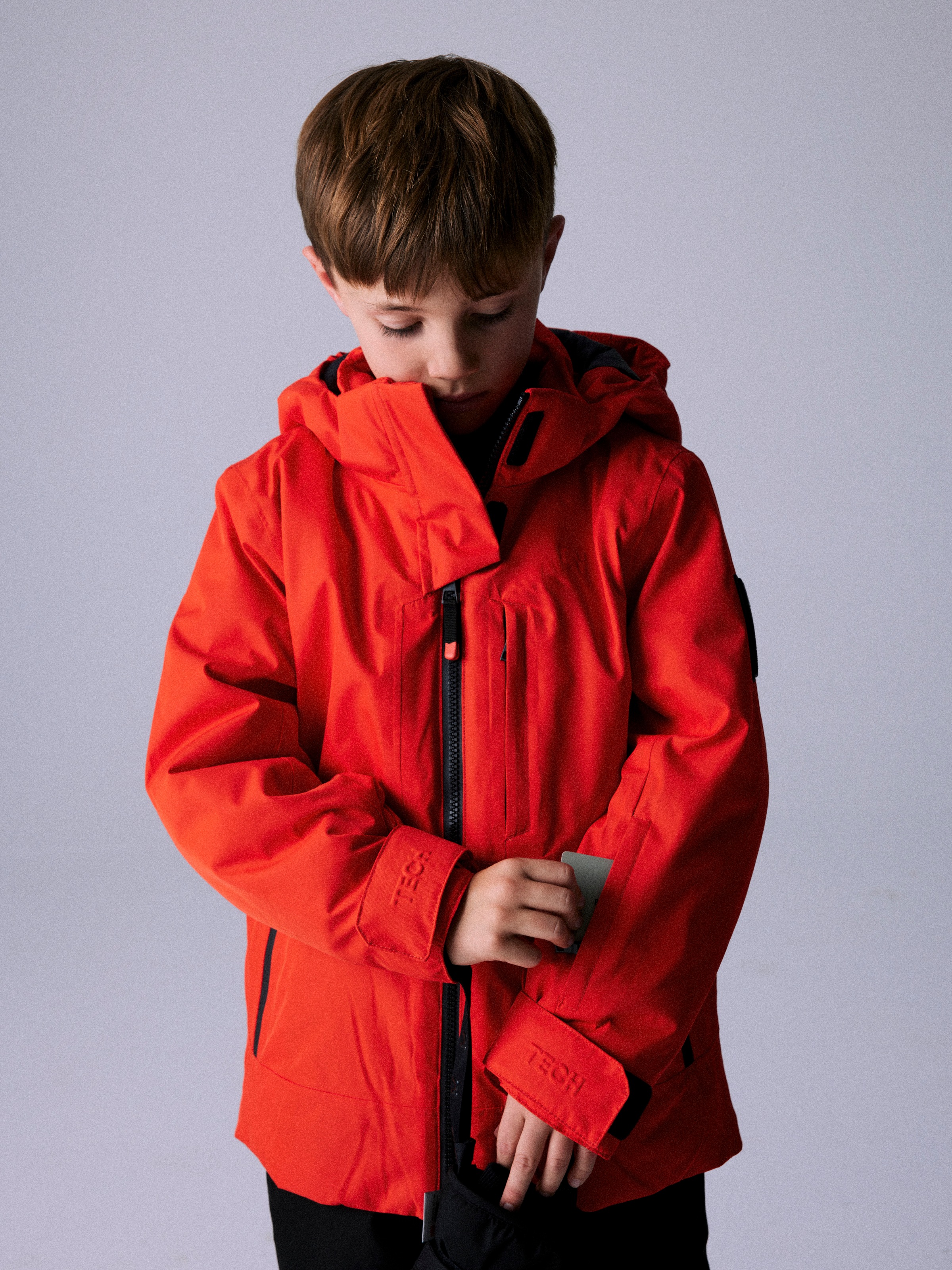 Name It Skijacke "NKNSLOPE10 JACKET SKI EDITION FO NOOS" mit Kapuze Skipasstasche, Recco-Reflektor, winddicht, wasserdicht