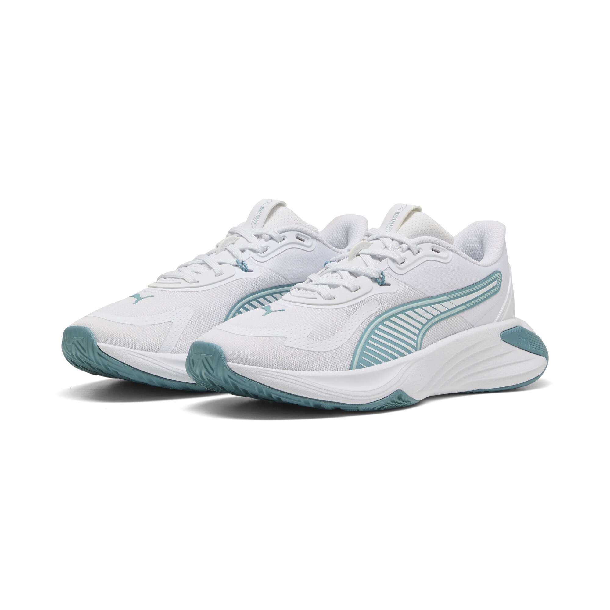 Puma Baskets Pwr Hybrid PUMA White / Fresh Water / Baltic Sea Blue EU 37 Femme