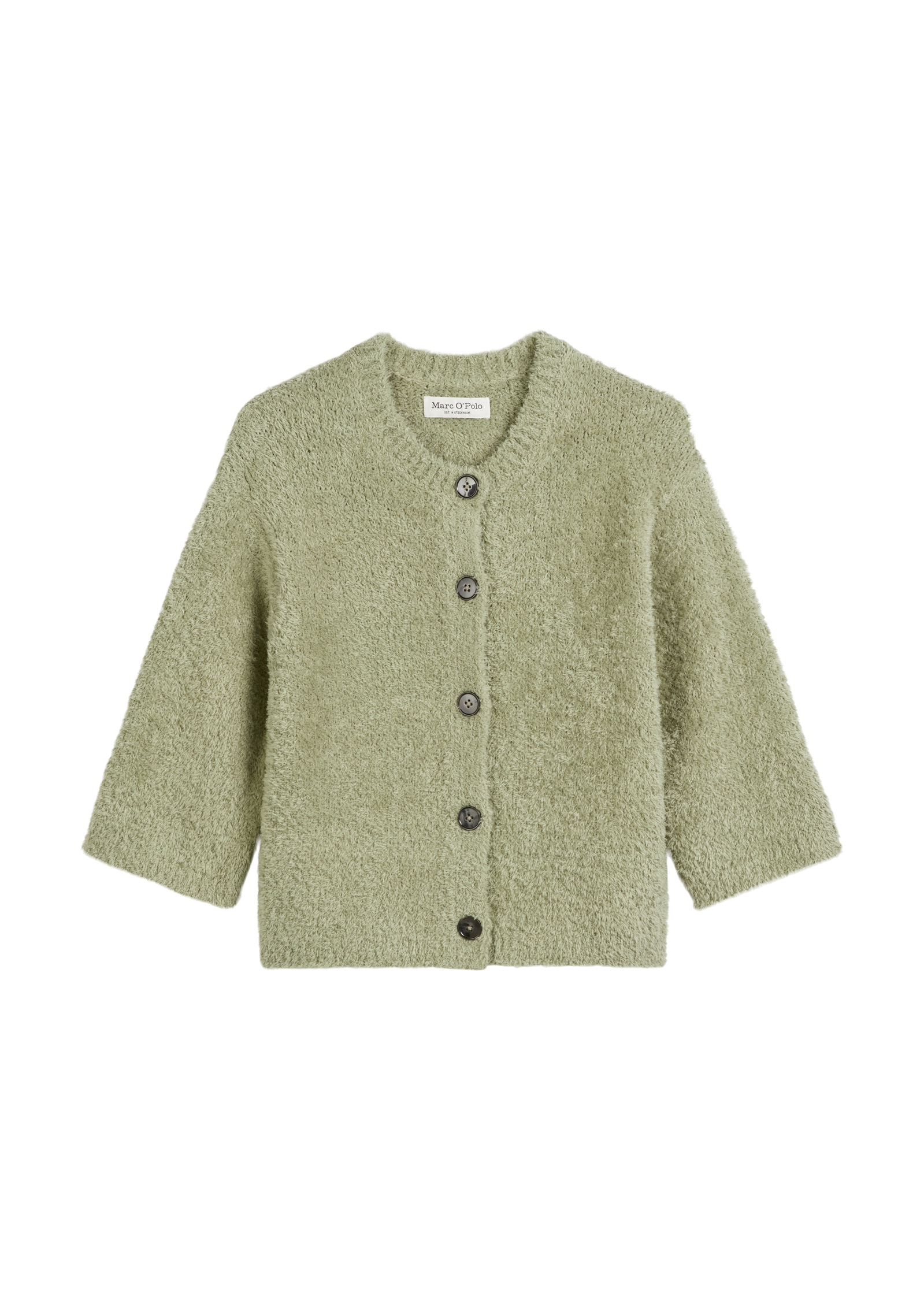 Marc O'Polo Cardigan »aus flauschigem Baumwollgarn«