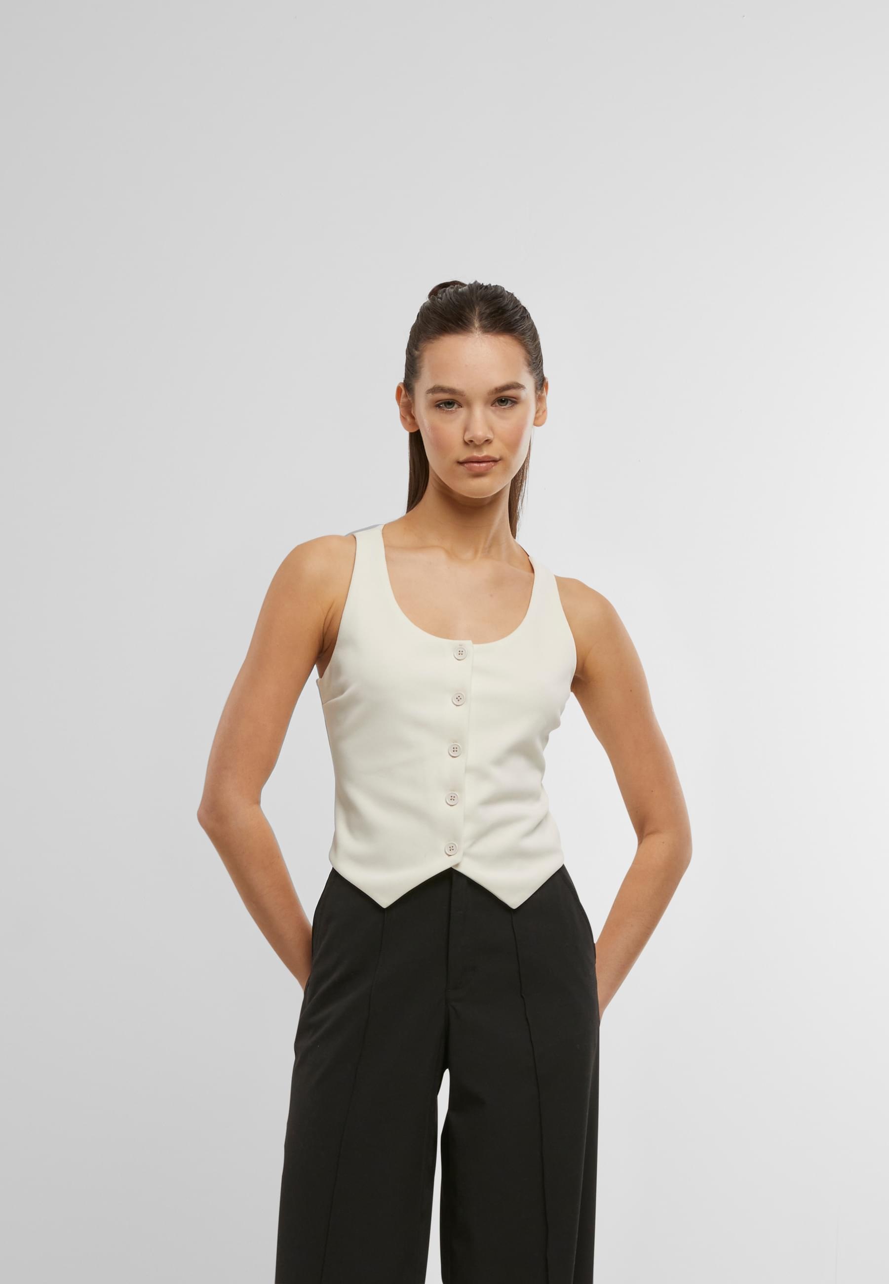 URBAN CLASSICS Steppweste »Urban Classics Ladies Jersey Vest«