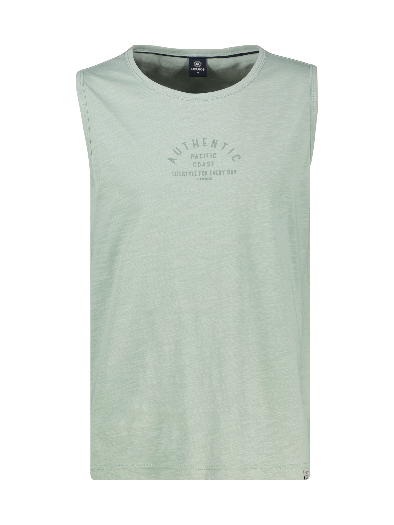 LERROS Muskelshirt »Luftiges Tanktop aus Baumwolle mit trendigem Slogan-Print«
