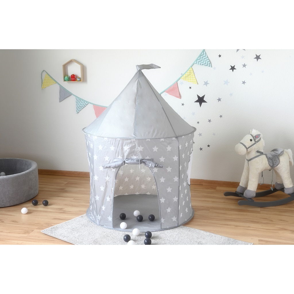 Knorrtoys® Spielzelt »Grey White Stars«