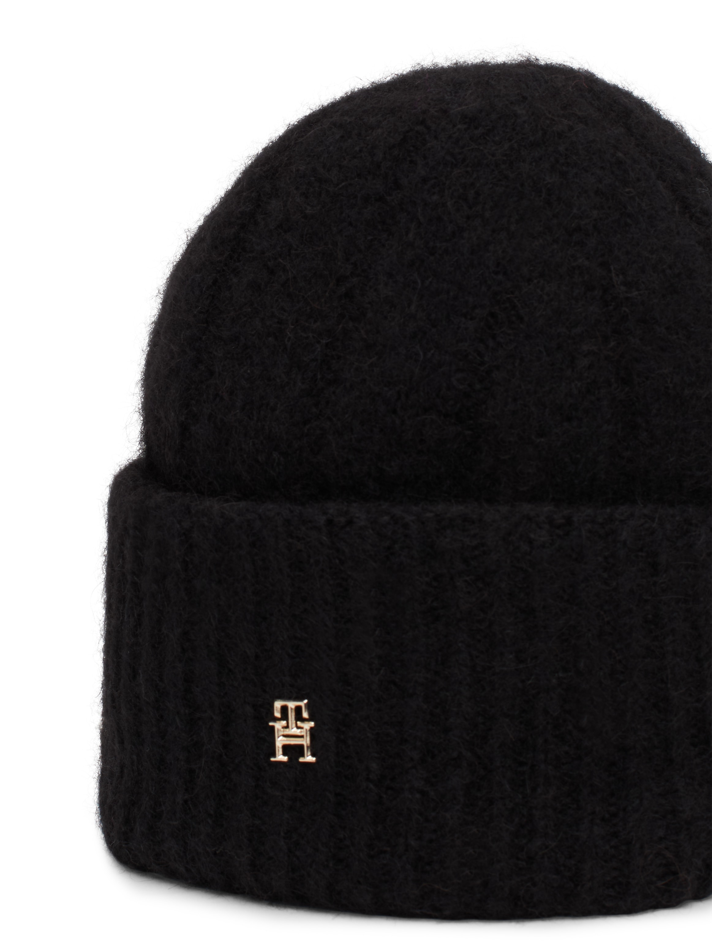 Tommy Hilfiger Beanie »TH TIMELESS BEANIE«, mit Monogramm-Emblem