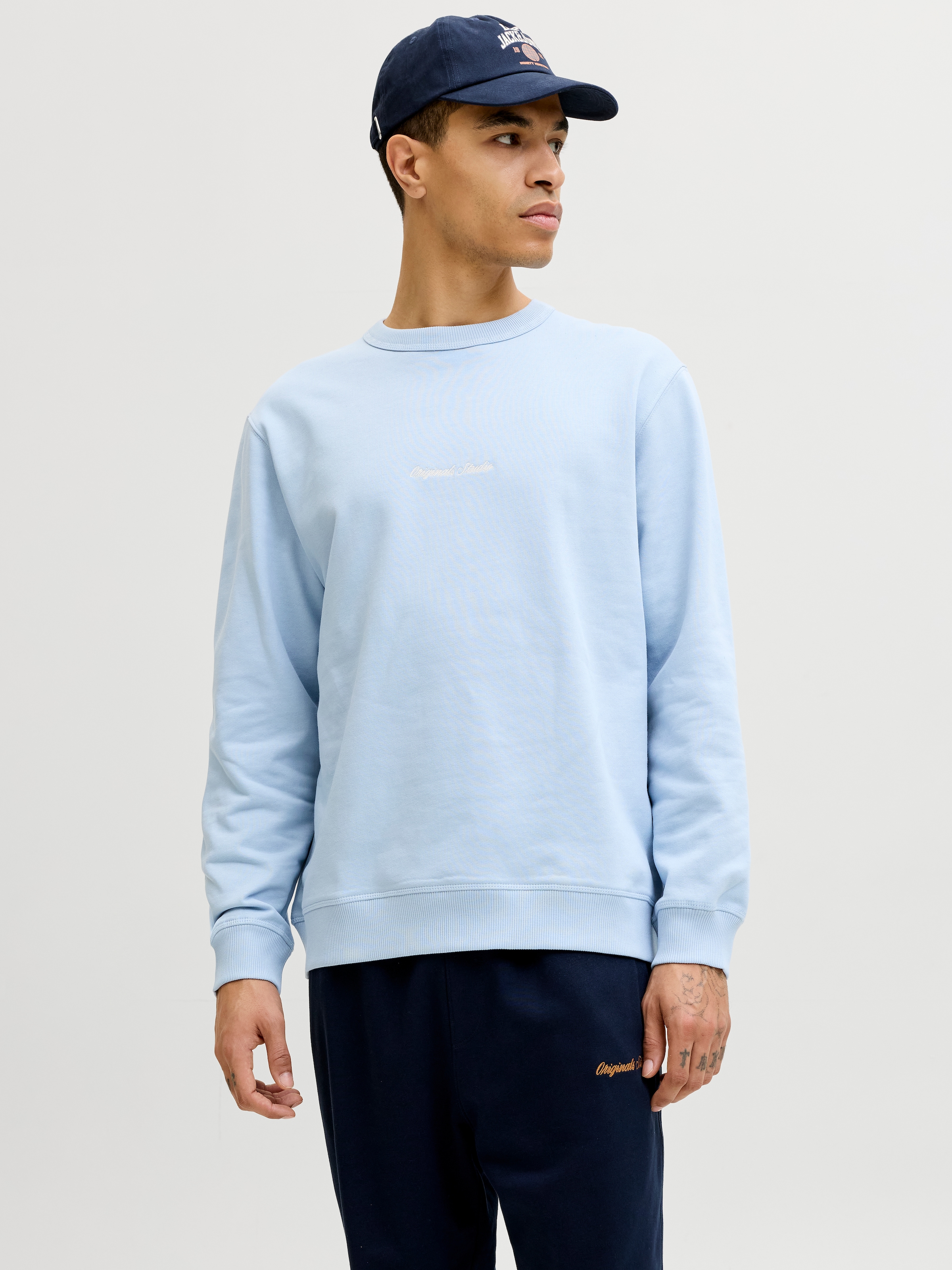 Jack & Jones "JORNORREBRO EMB SWEAT CREW NOOS", mit Logo Print