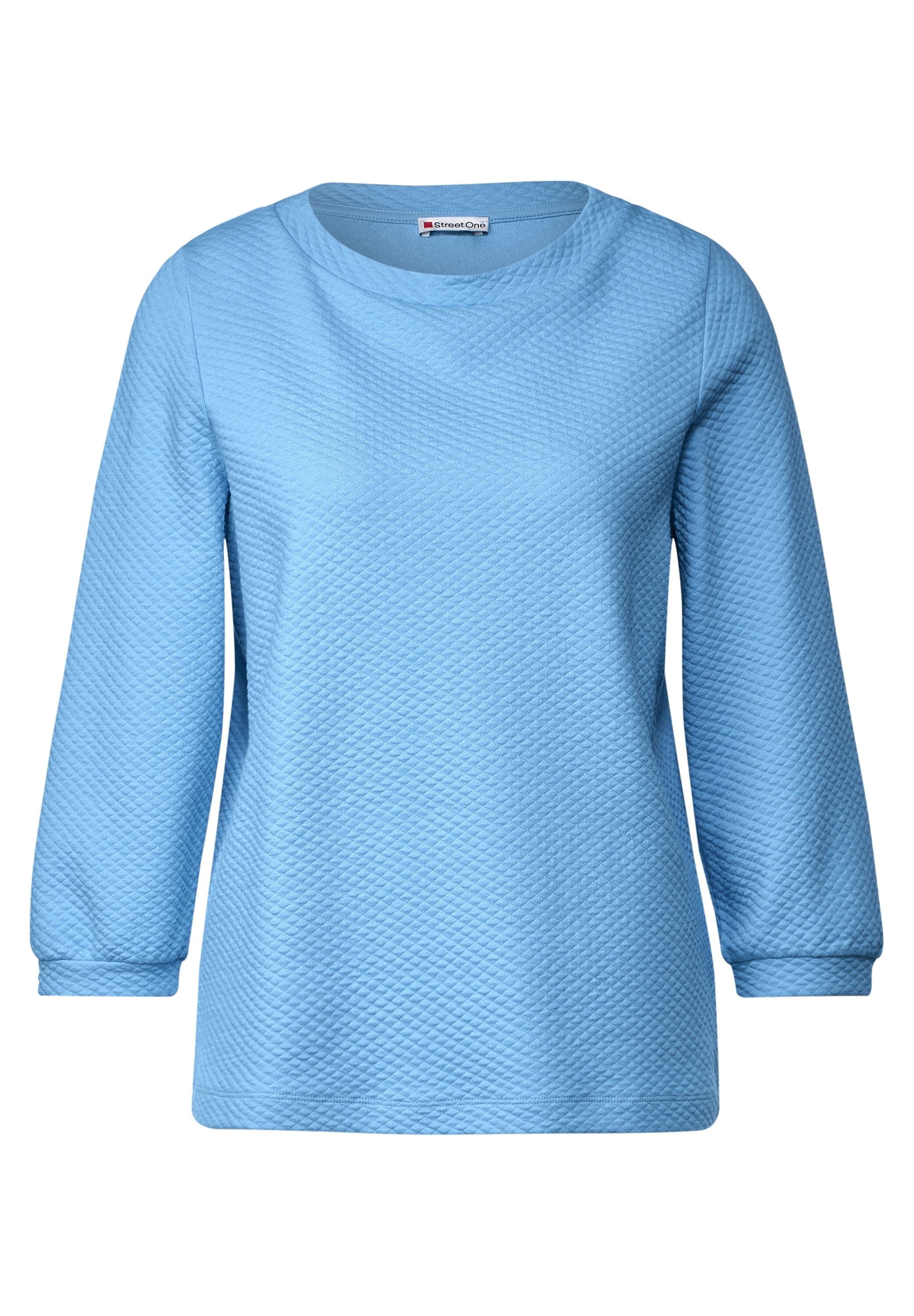 STREET ONE 3/4-Arm-Shirt, in Unifarbe