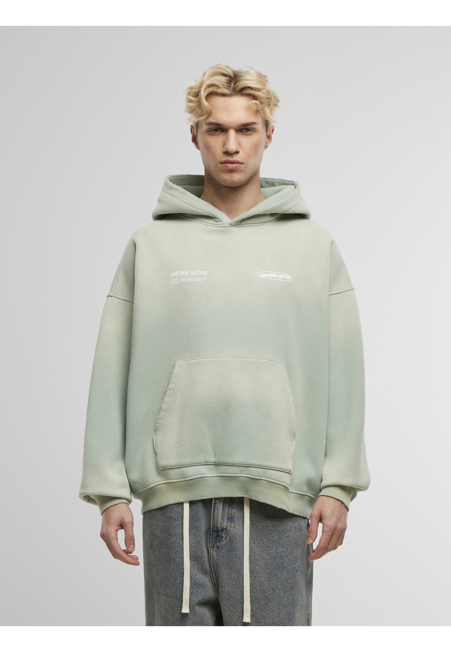 Another Cotton Lab Kapuzensweatshirt »Another Cotton Lab Matcha Lab Oversized Washed Hoodie«, 1
