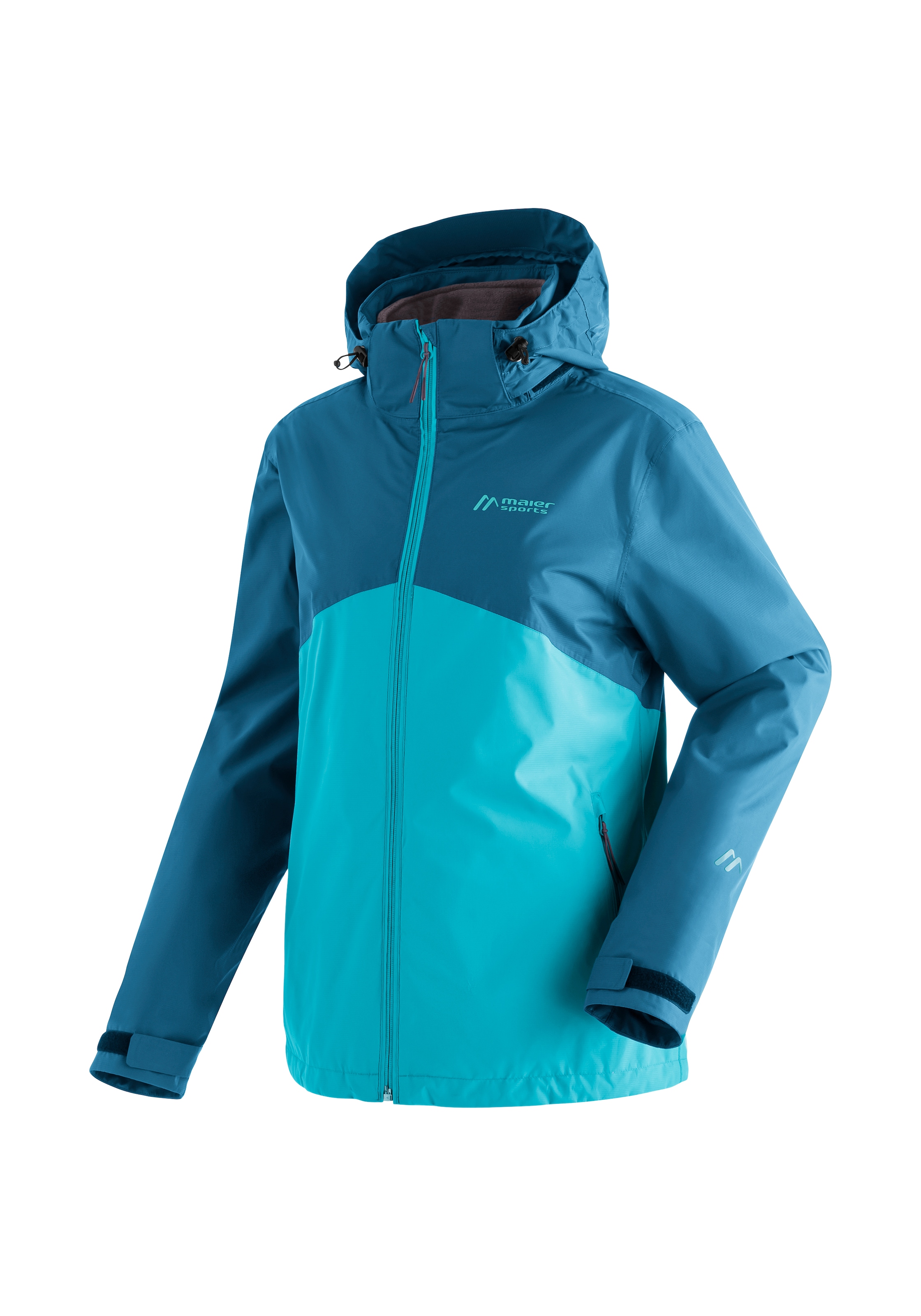 Maier Sports Funktionsjacke "Gregale DJ W", Damen Wanderjacke wasserdicht, Outdoorjacke mit Kapuze