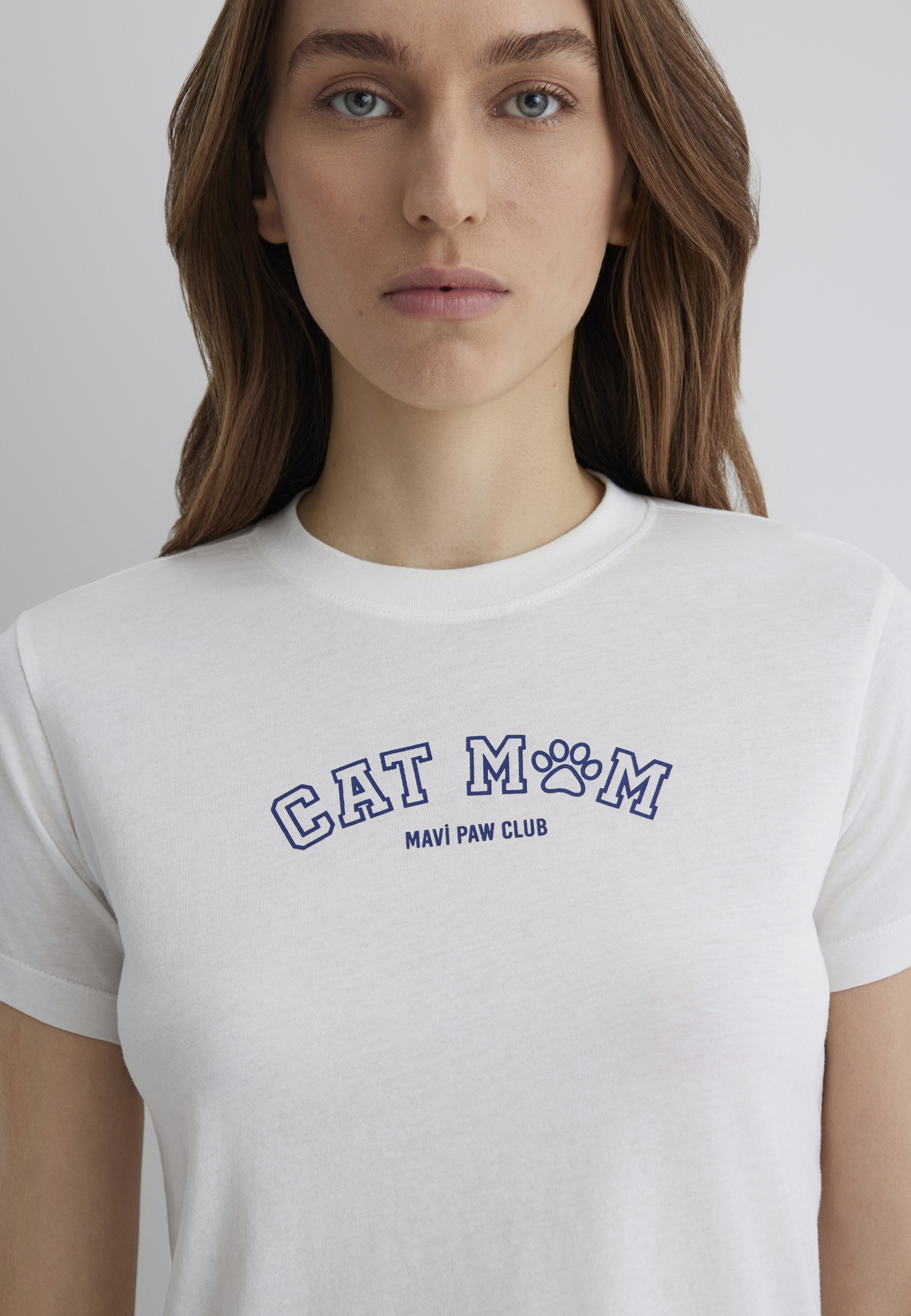 Mavi T-Shirt »CAT PRINTED T-SHIRT«, Print T-Shirt