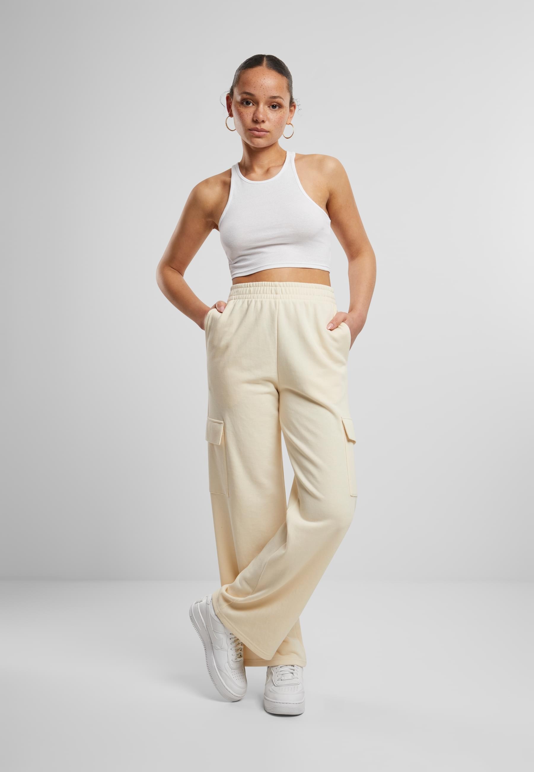 URBAN CLASSICS Jogginghose »Urban Classics Damen Ladies Baggy Light Terry Sweat Pants«, (1 tlg.)