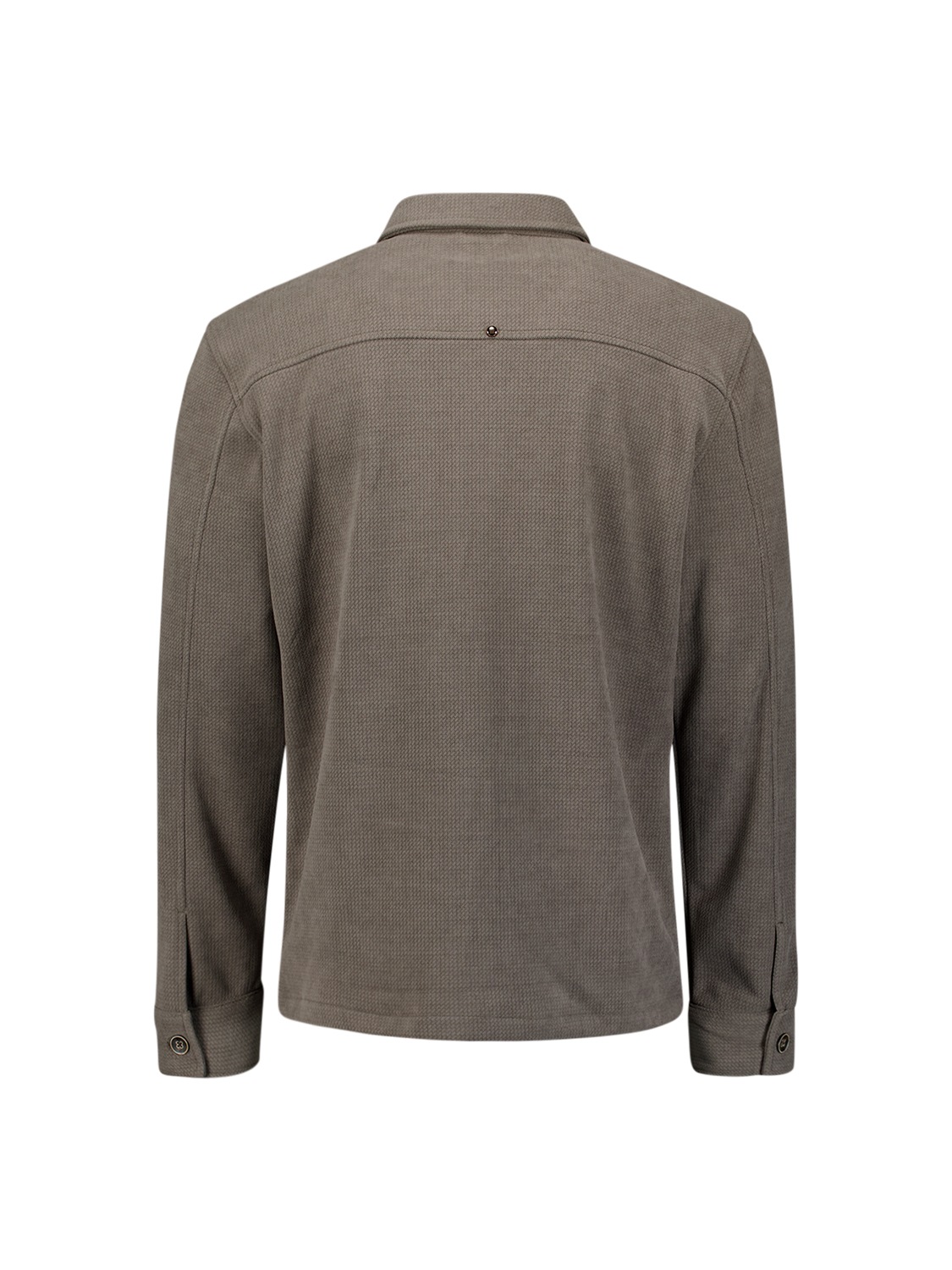 NO EXCESS Langarmhemd »No Excess Overshirt mit Knopfleiste«
