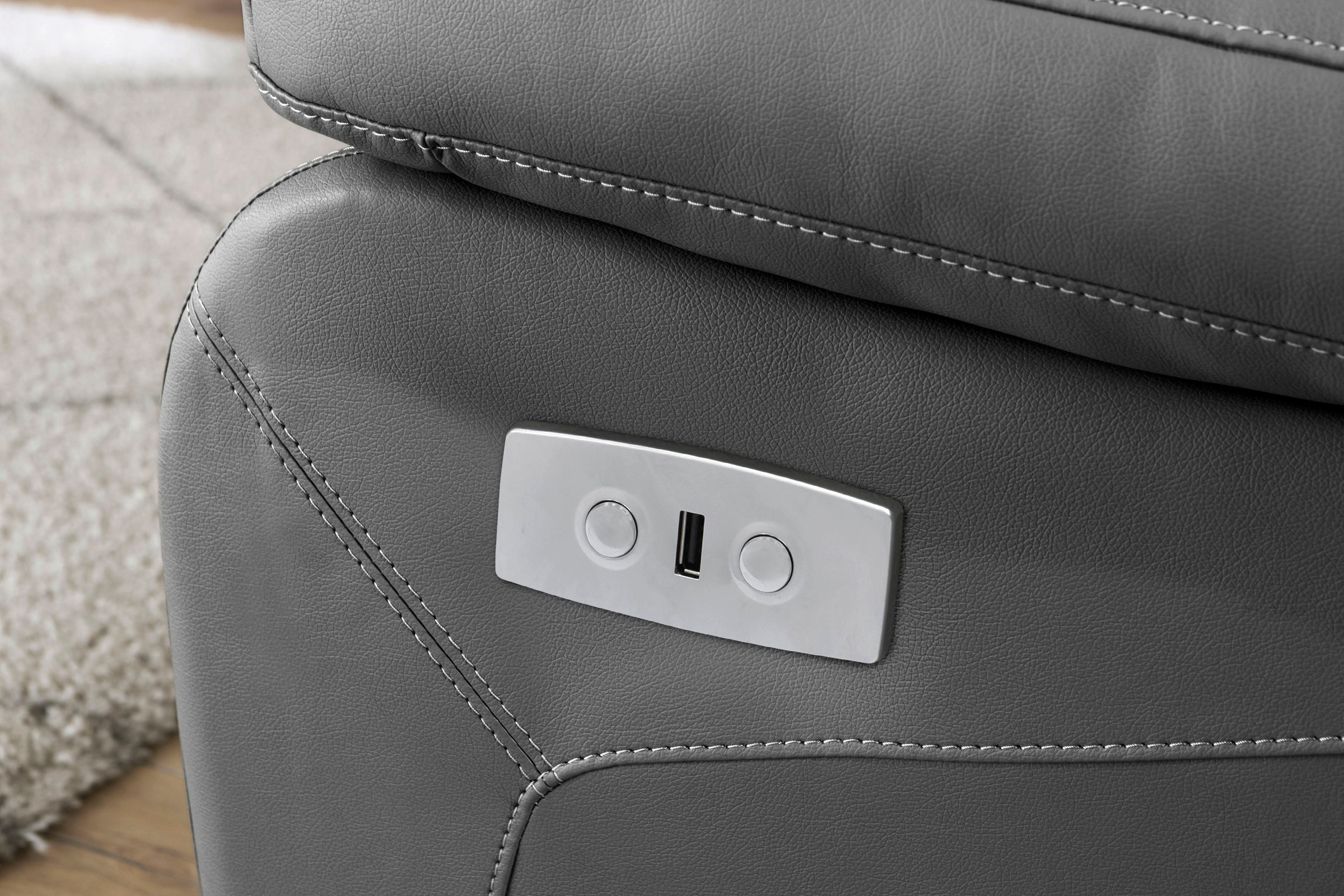 Home affaire 2-Sitzer »Lannilis«, mit manueller und elektrischer Relaxfunktion