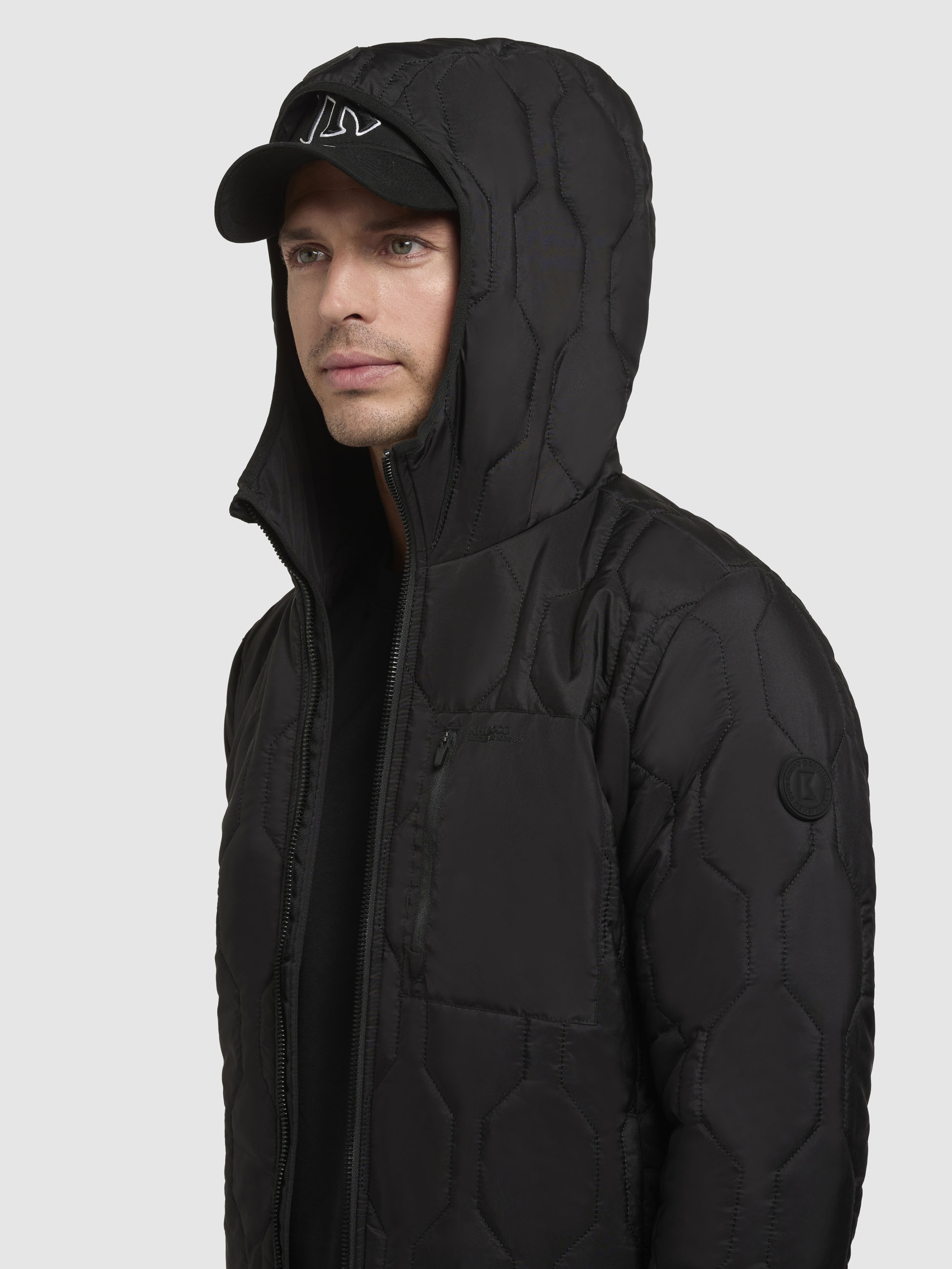 khujo Steppjacke »RHEIN«, mit Kapuze