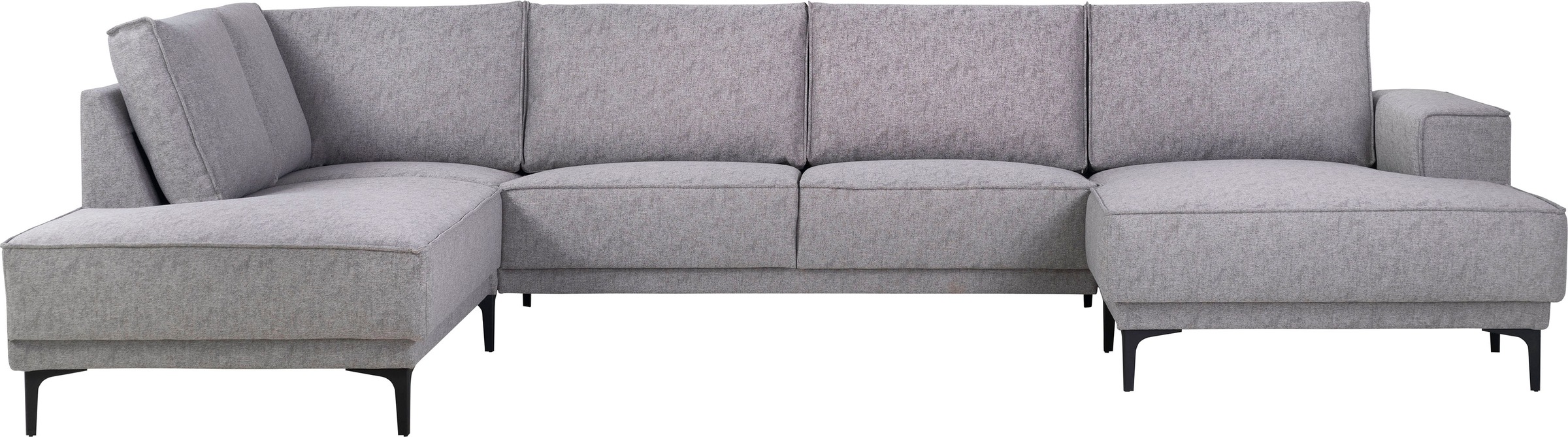 OTTO home Wohnlandschaft "XXL Sofa Oland, Struktur, Flachgewebe, Luxus-Micr günstig online kaufen