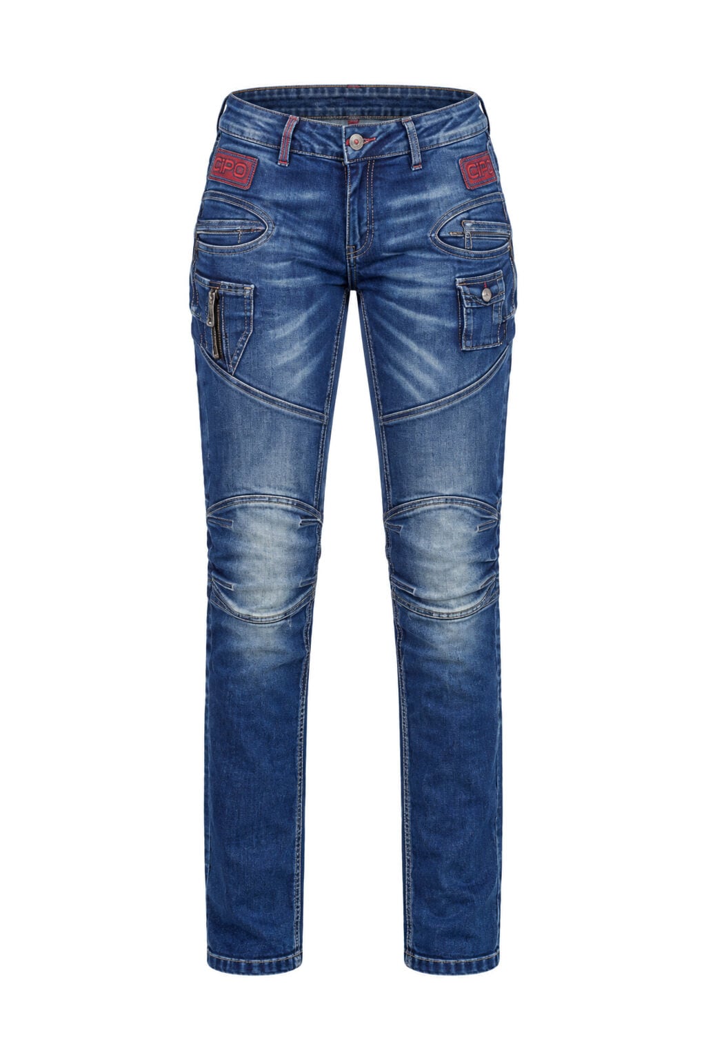 Cipo & Baxx Slim-fit-Jeans »DENIM« mit modischen Ziernähten, WD358