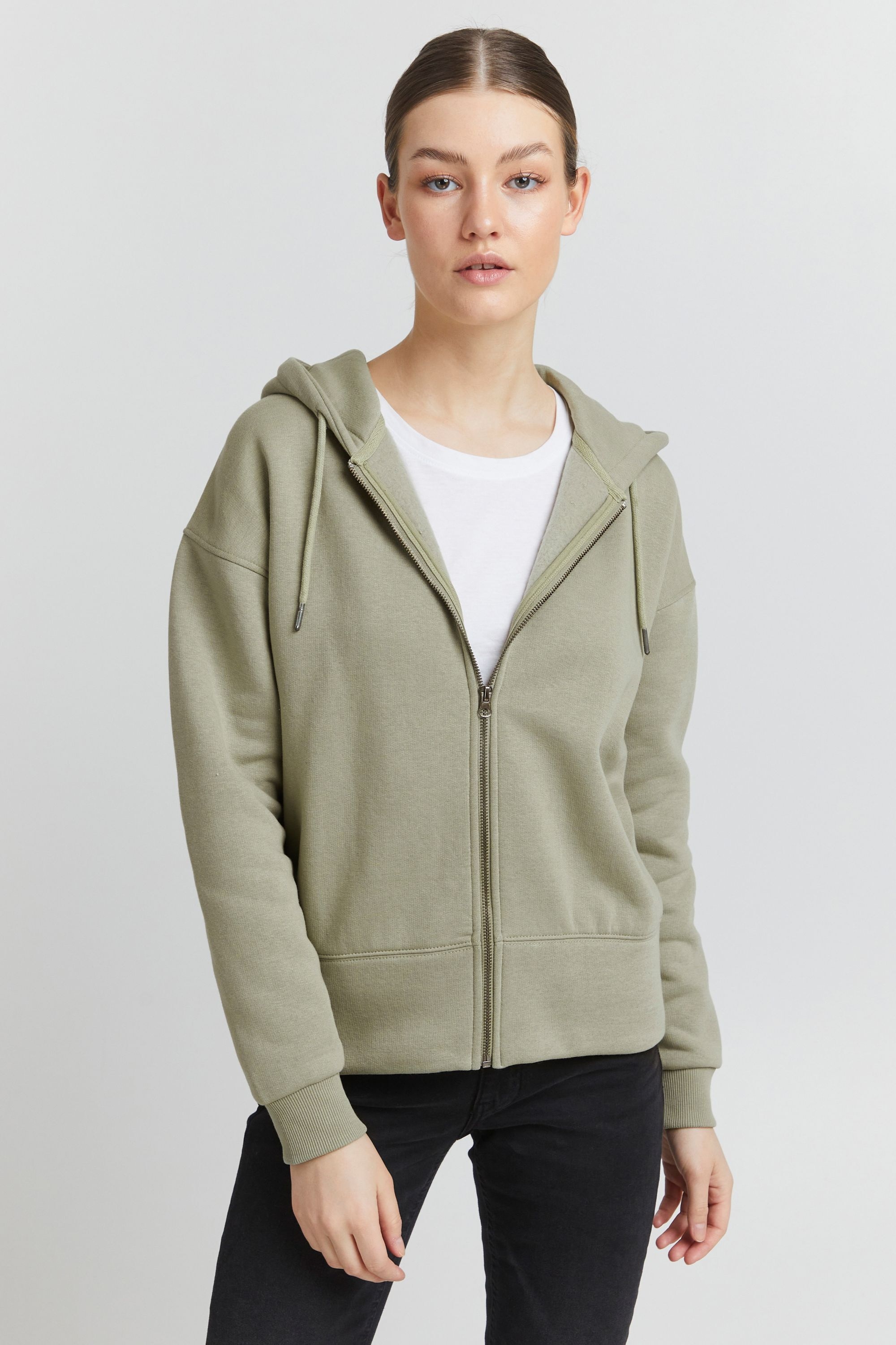 OXMO Kapuzensweatjacke "Kapuzensweatshirtjac OXHolunder" günstig online kaufen