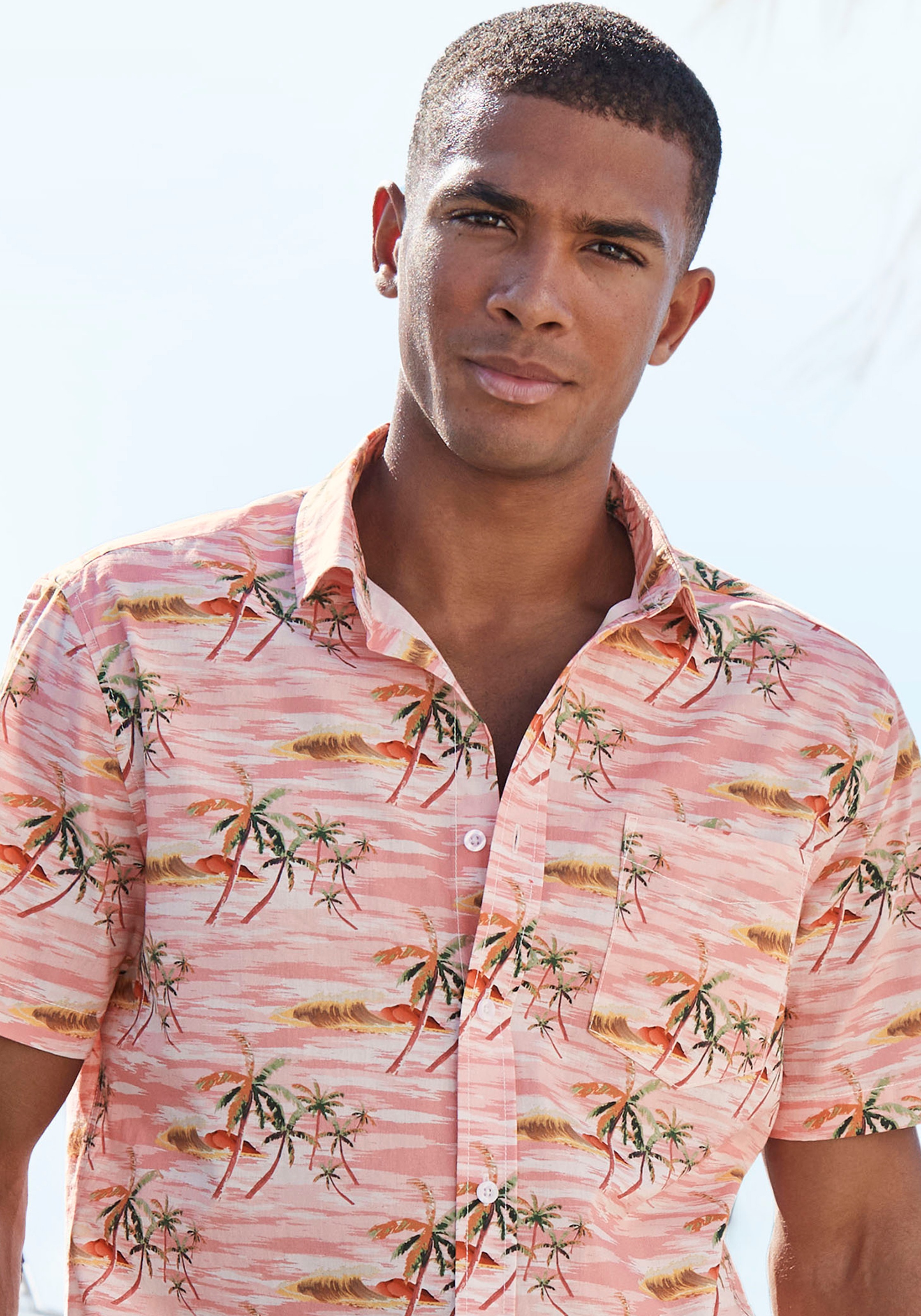 Beachtime Hawaiihemd Regular Fit Pink XL 3