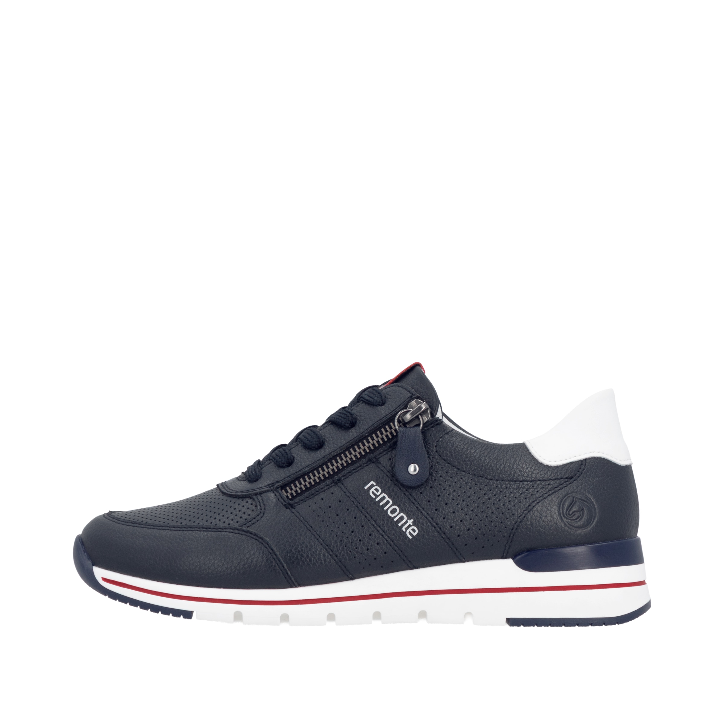 Remonte Keilsneaker  mit gepolstertem Fußbett, Freizeitschuh, Halbschuh, Schnürschuh