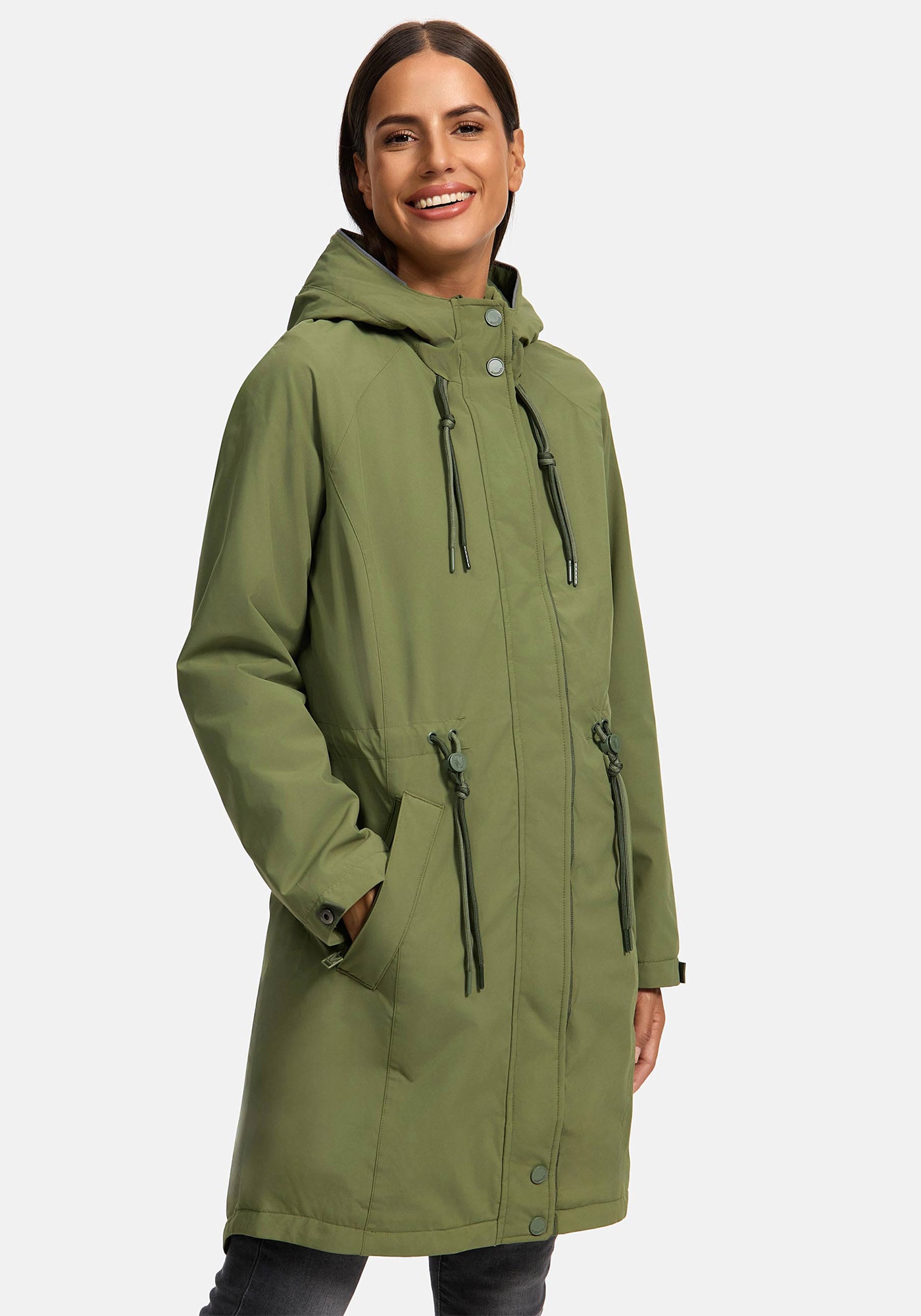 Marikoo Outdoorjacke »Megumii«, mit weichem Teddyfell innen