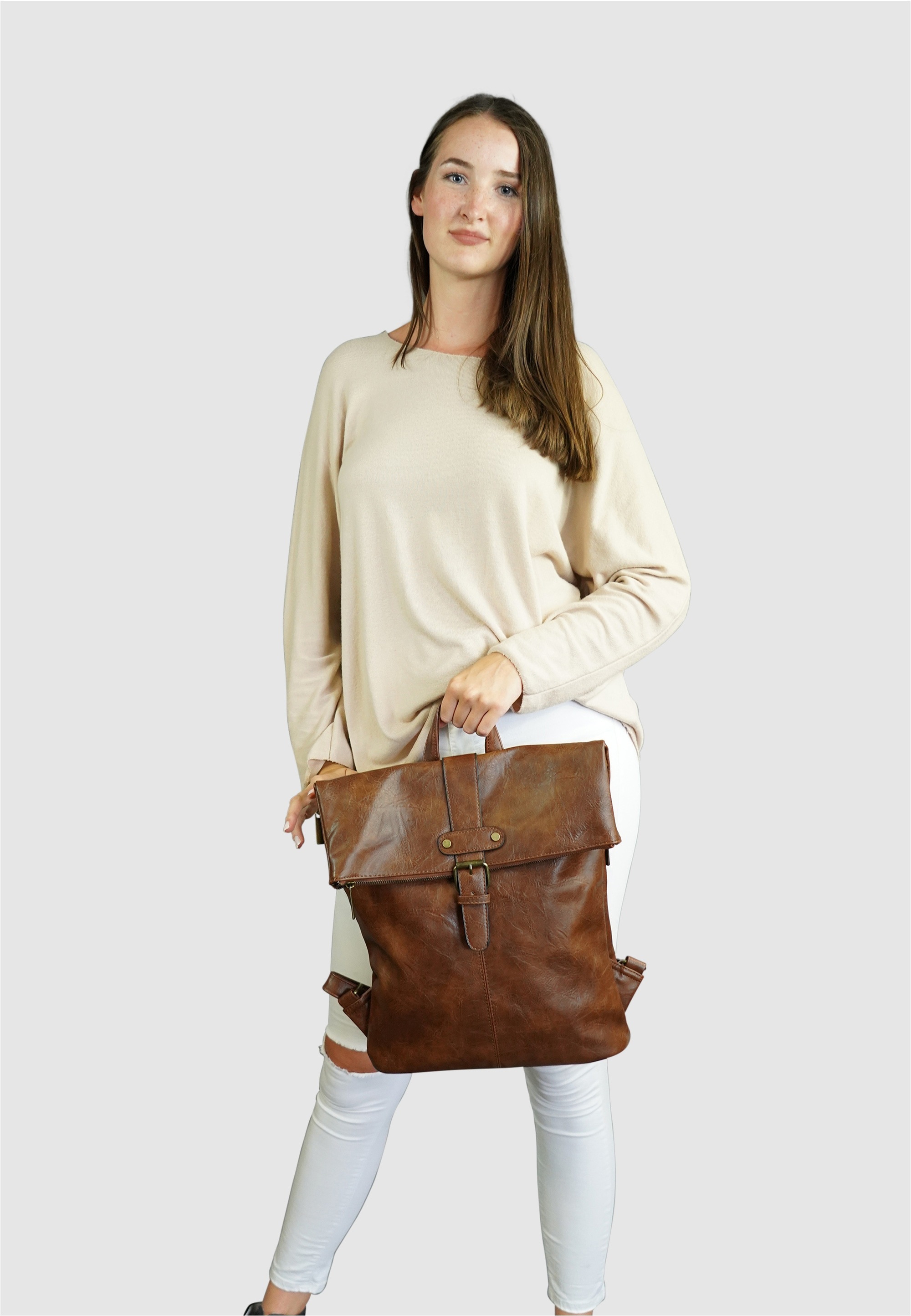 Harpa Henkeltasche »LIMA« mit versteckten Fächern