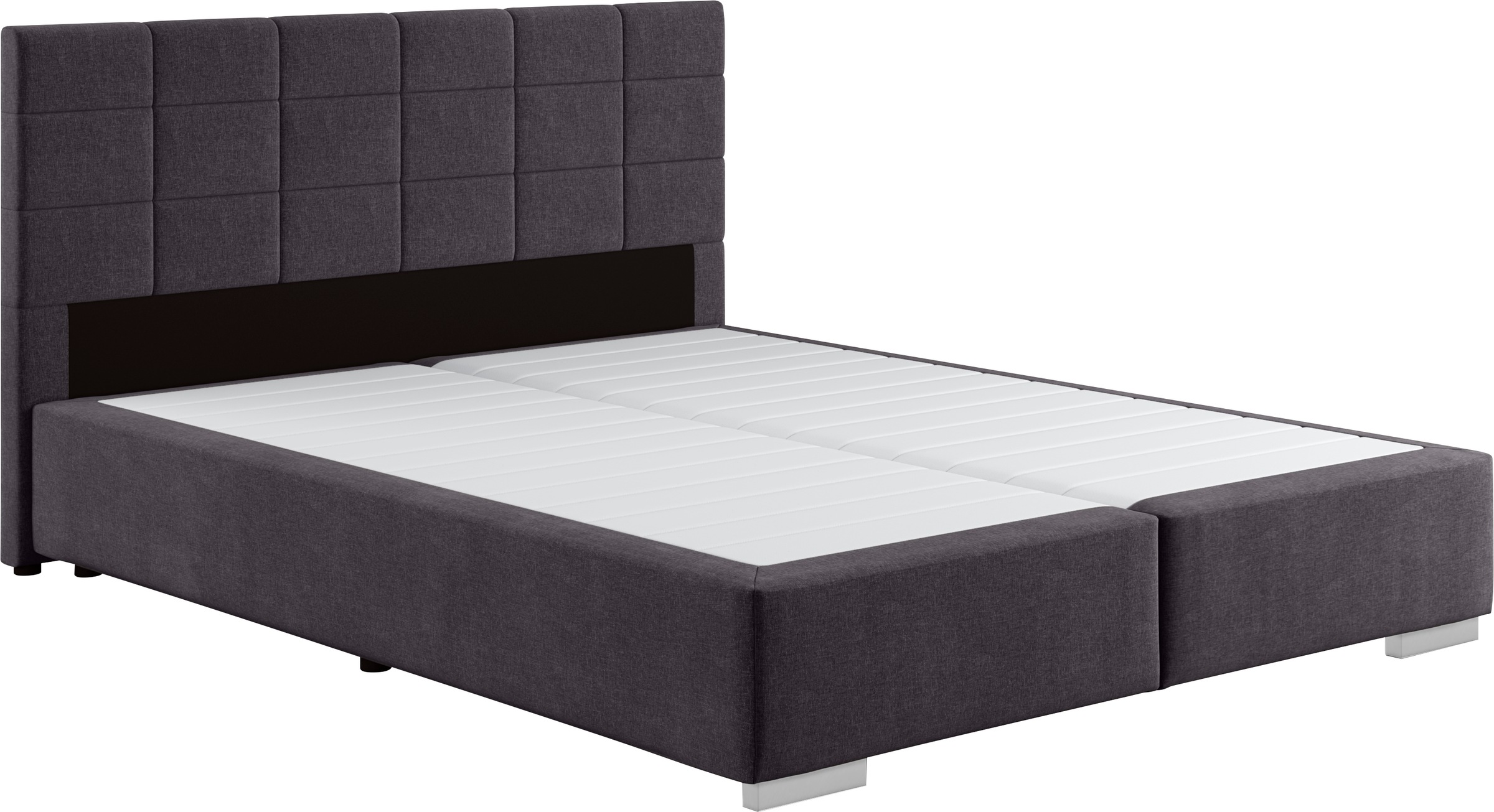 COTTA Boxspringbett "Simba in verschiedenen Farben und Breiten erhältlich, ohne Matratze" im Bezugsstoff: Karo
