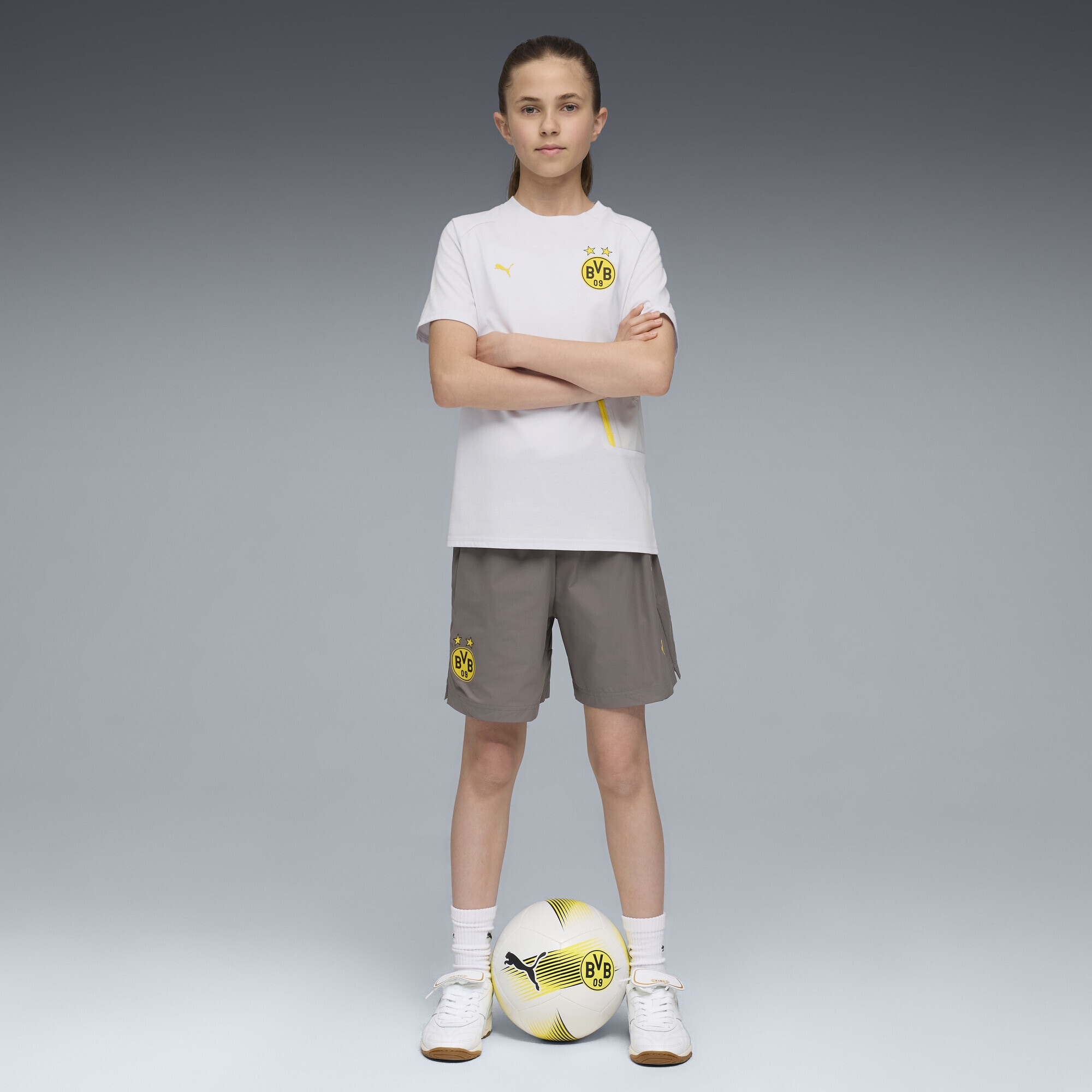 PUMA Shorts »Borussia Dortmund PUMATECH Relaxed Shorts Jugendliche«