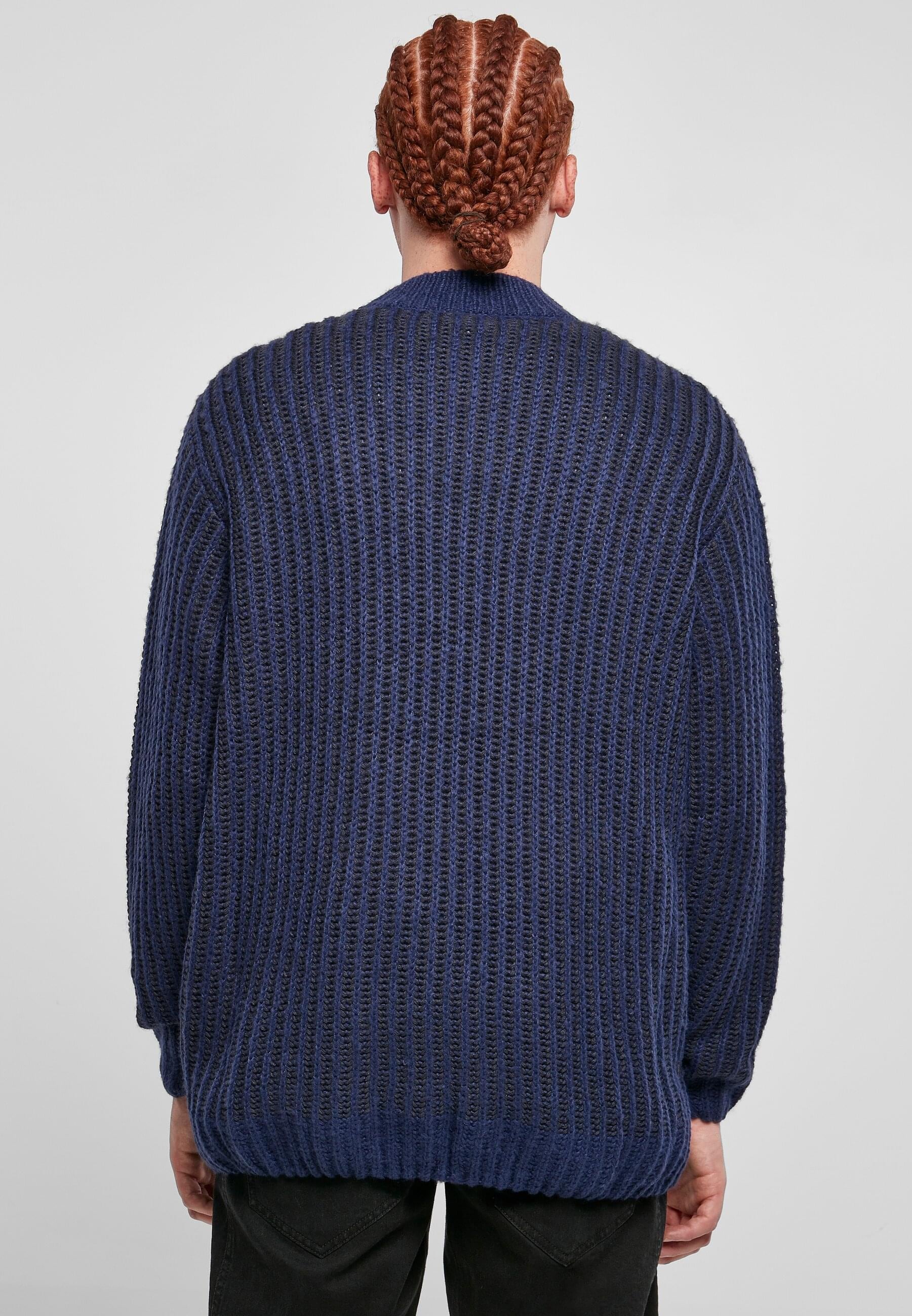 URBAN CLASSICS Rundhalspullover »Urban Classics Herren Oversized Two Tone Sweater«, (1 tlg.)