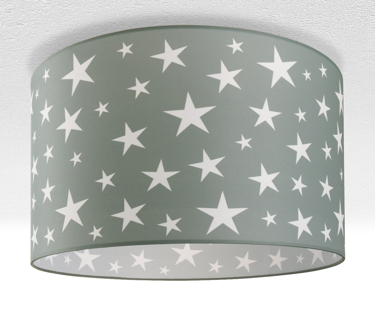 PACO HOME Deckenleuchte "Capri 315", 1, Ø 45,5cm H: 29,5cm, weiß, Kinderzimmer, Leuchten, Kinderlampe Deckenlampe LED Kinderzimmer Sternenhimmel