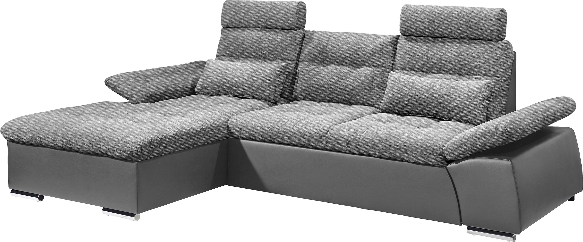 Exciting Design Jakarta L-Shape Sofa Bed with Headrests 5