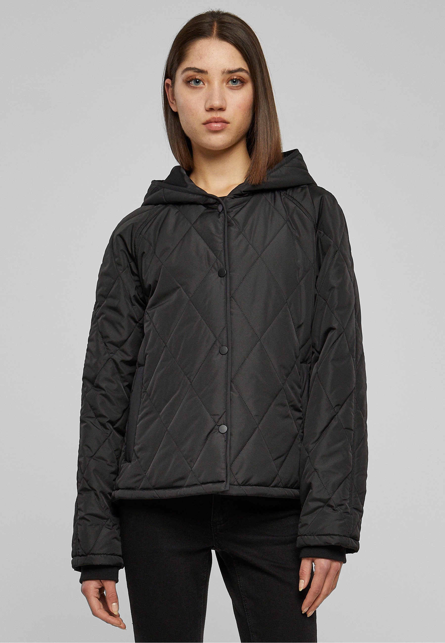 URBAN CLASSICS Allwetterjacke »Urban Classics Damen« 1 Stk. tlg. mit Kapuze