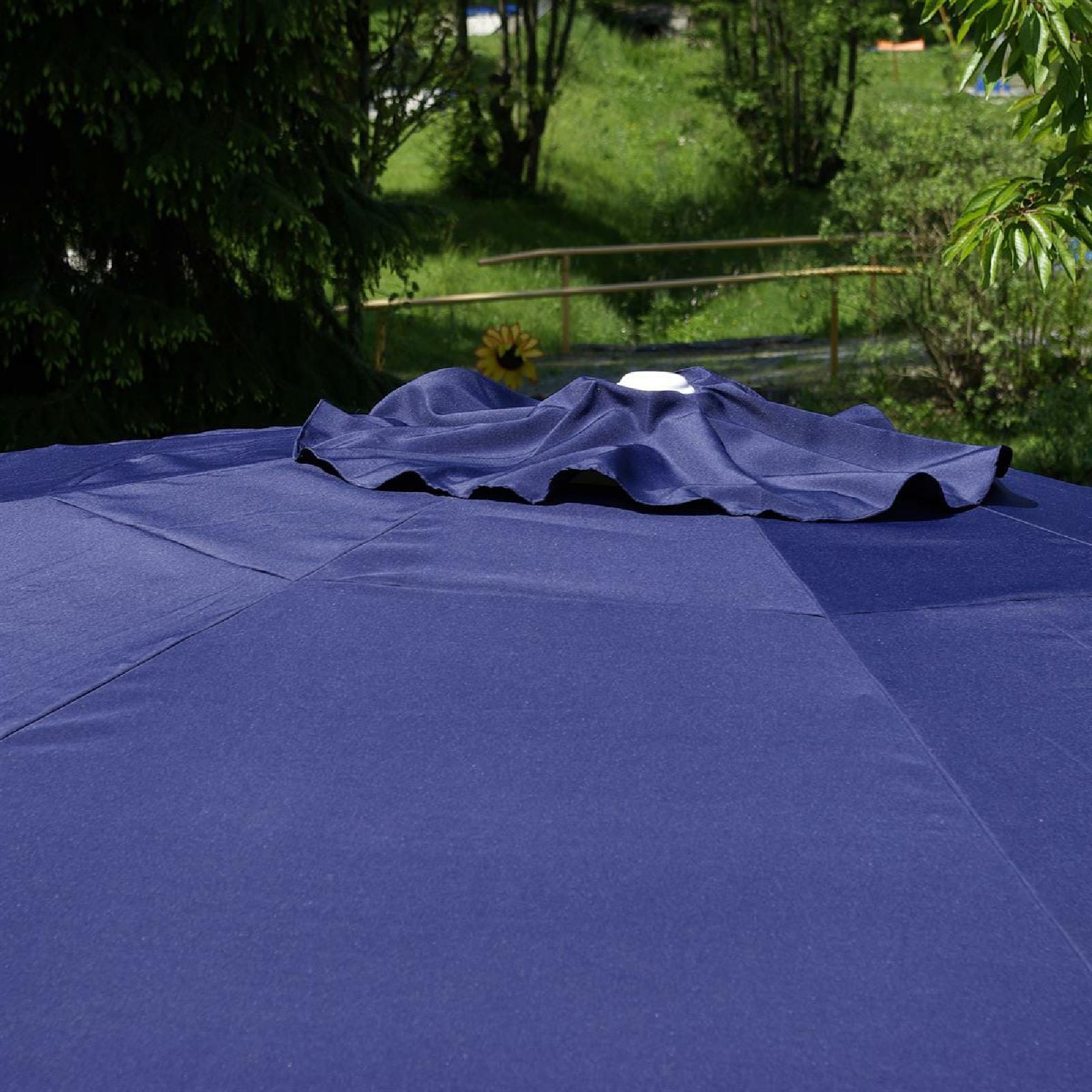 VCM Sonnenschirm »Alu-Sonnenschirm achteckig, Spannweite 3,8m«