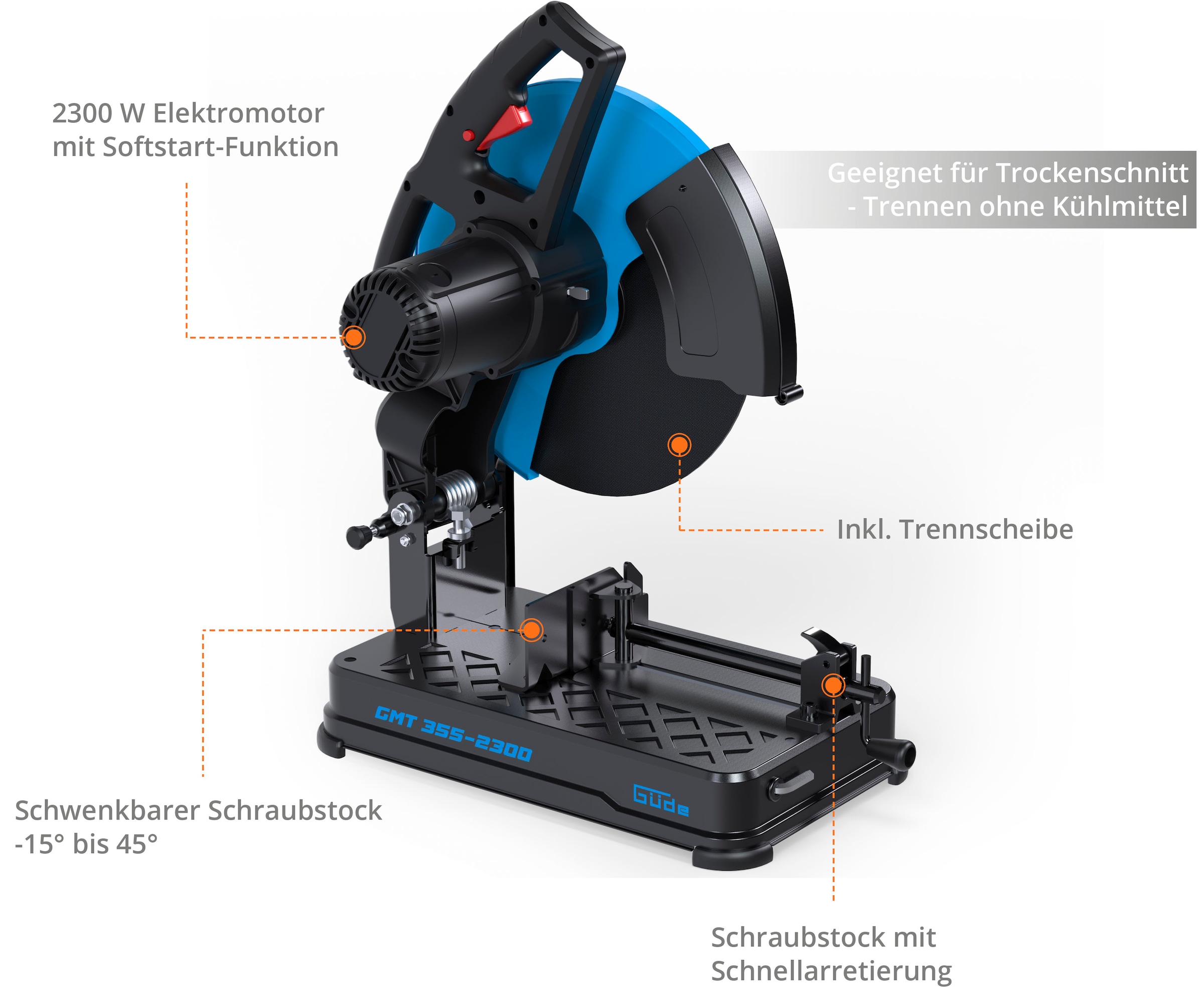 Güde Trennsäge »Metalltrennsäge »GMT 355-2300««