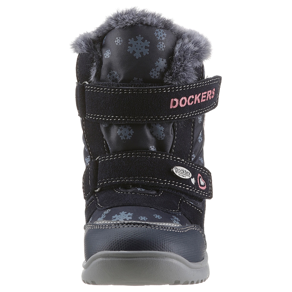 Schuhe Boots & Stiefel Dockers by Gerli Klettstiefel, mit wasserabweisender Dock-TEX Membrane navy