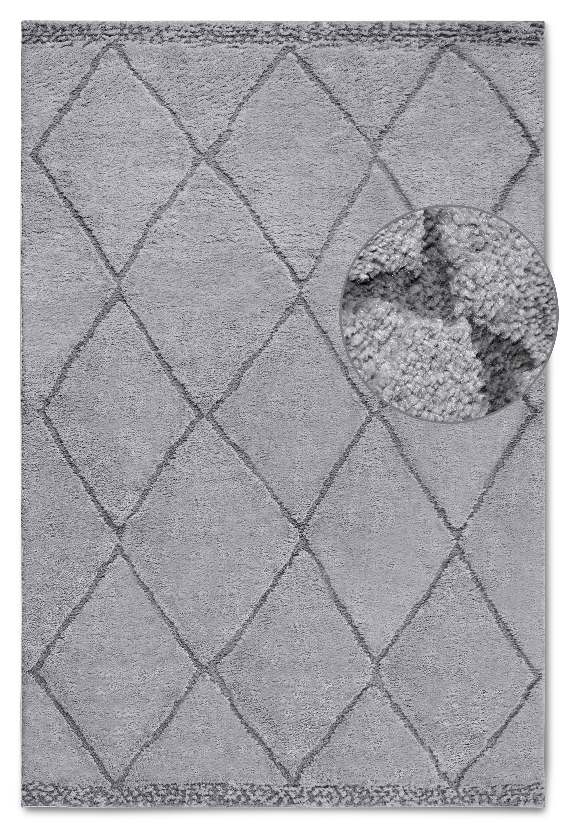 ELLE DECORATION Designteppich »Perrotin«, rechteckig, 18 mm Höhe, Läufer, Shaggy, flauschig, weich, Langflor, modern, Hoch Tief Effekt
