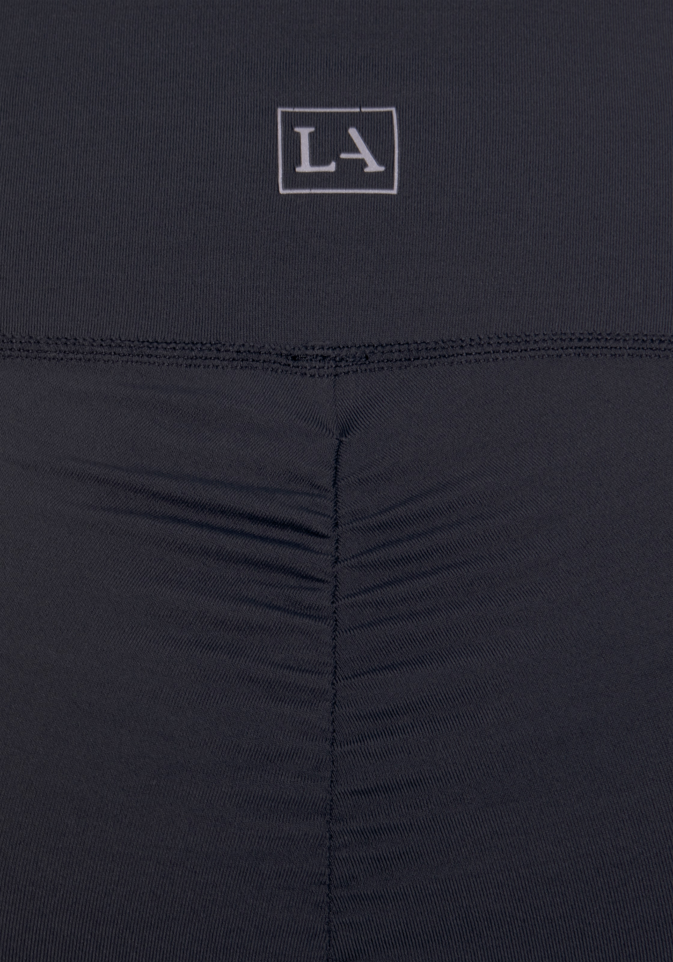 LASCANA ACTIVE Funktionsleggings, mit kleiner Raffung, Loungewear