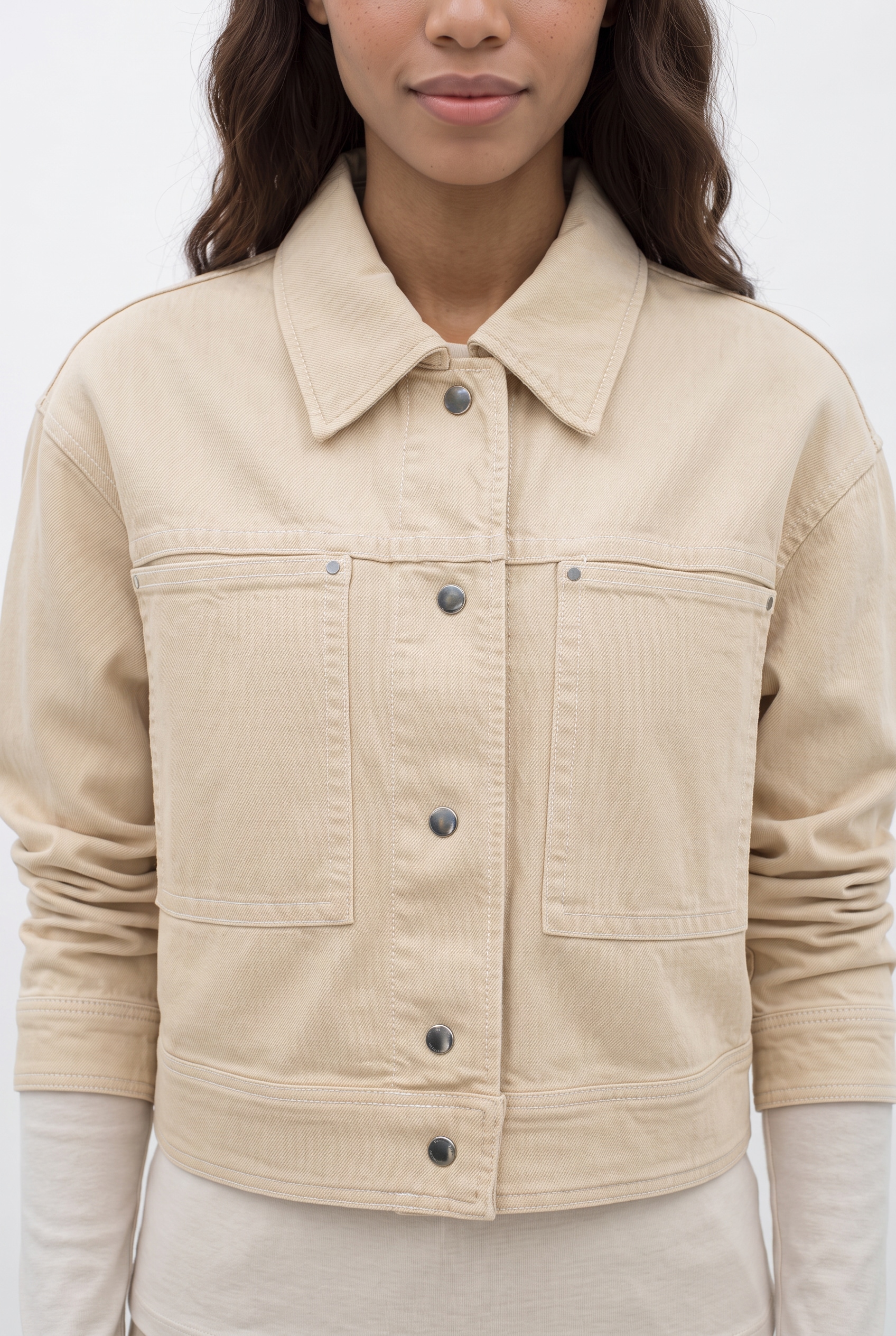 BOSS ORANGE Kurzblazer »Jelt-D Premium Damenmode« im Biker-Style, cropped