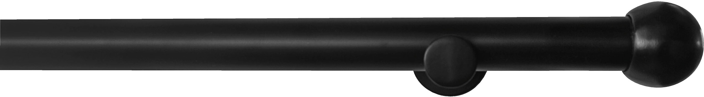 GARESA Gardinenstange »Gabi«, 1 läufig-läufig, Fixmaß, Fixlänge 120, 160, 200 cm, mit Ringe und Haken