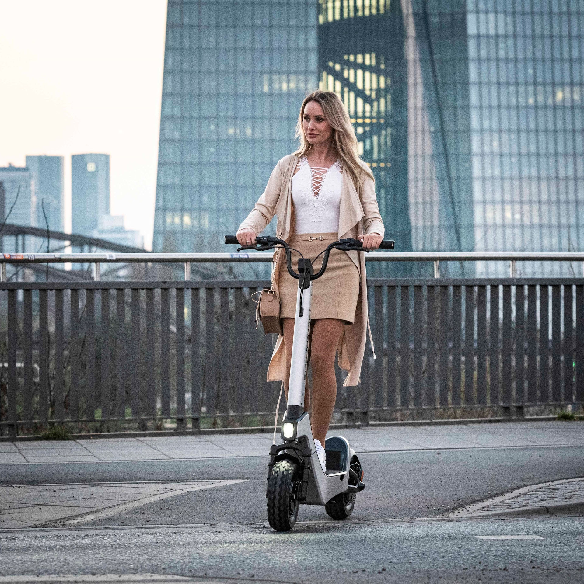 STREETBOOSTER E-Scooter »Pollux«, mit Straßenzulassung, bis zu 55 km Reichweite, mit Wechsel-Akku-System