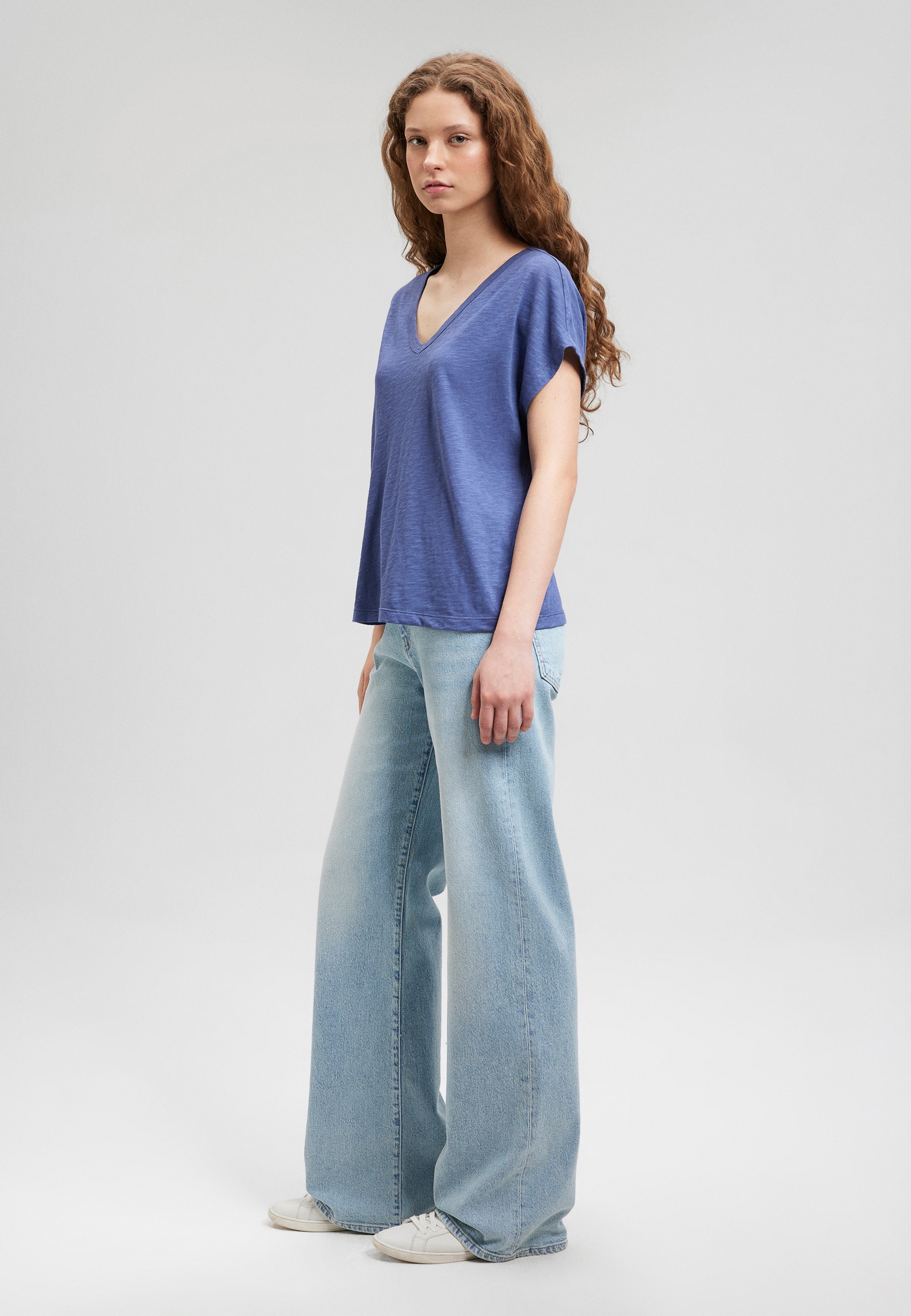 Mavi Kurzarmshirt »SHORT SLEEVE BASIC«, T-Shirt V-Neck