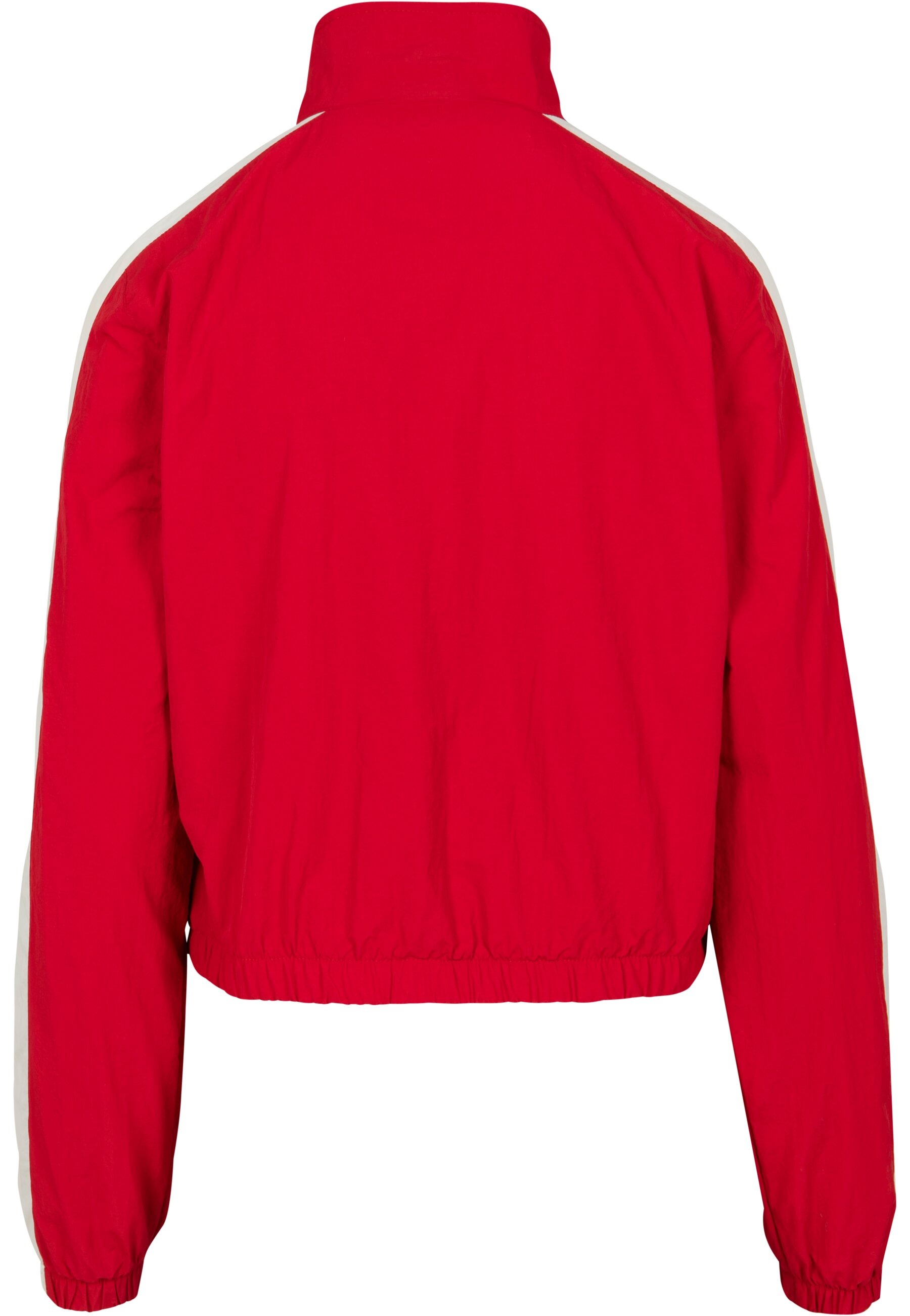 URBAN CLASSICS Allwetterjacke »Urban Classics Damen Ladies Short Striped Crinkle Track Jacket«, (1 St.), ohne Kapuze