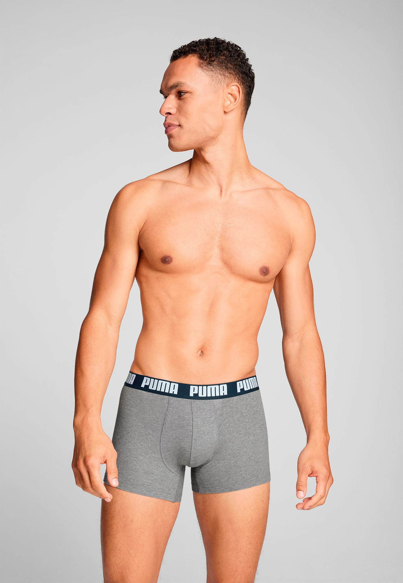 Thumbnail - PUMA Boxershorts "PUMA MEN EVERYDAY BASIC BOXERS 2P", (2er Pack), mit Logobund