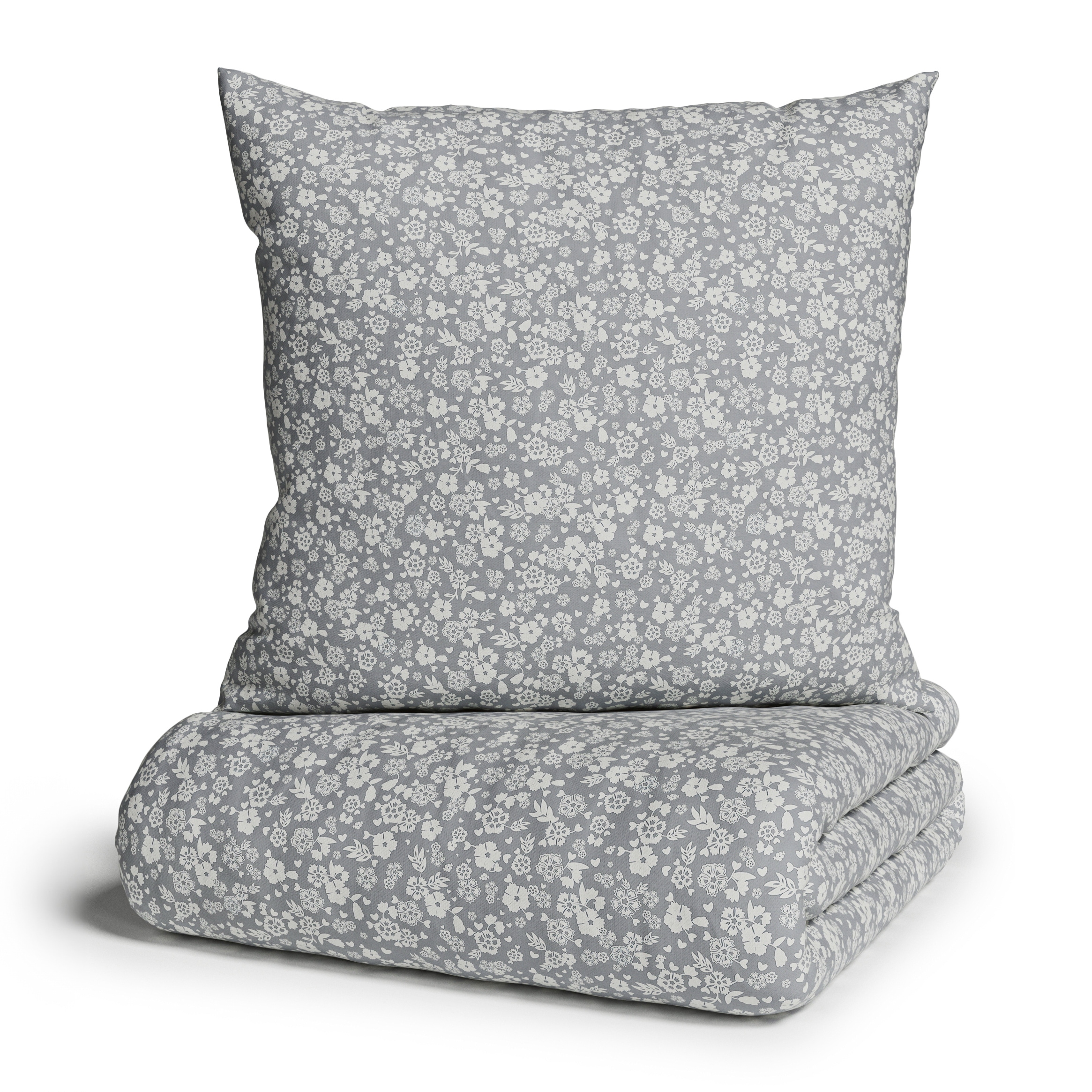my home Bettwäsche "Mariby" 2 tlg. mit feinem Blümchen Design, skandinavisc günstig online kaufen