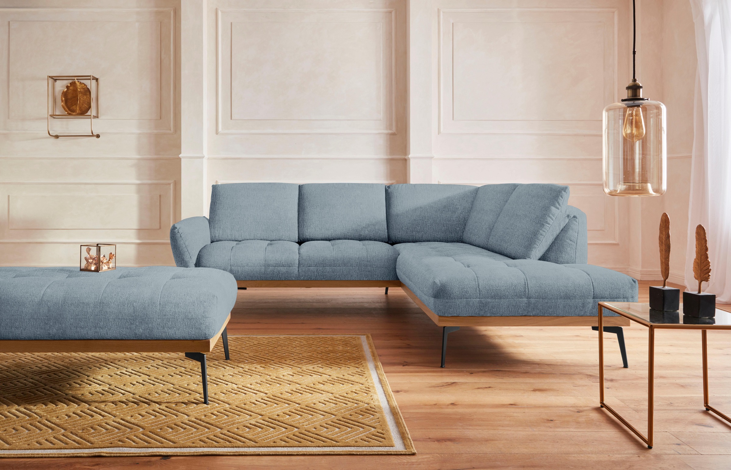 Thumbnail - exxpo - sofa fashion Hocker "Palic, moderner Polsterhocker mit tollen Verarbeitungsdetails"