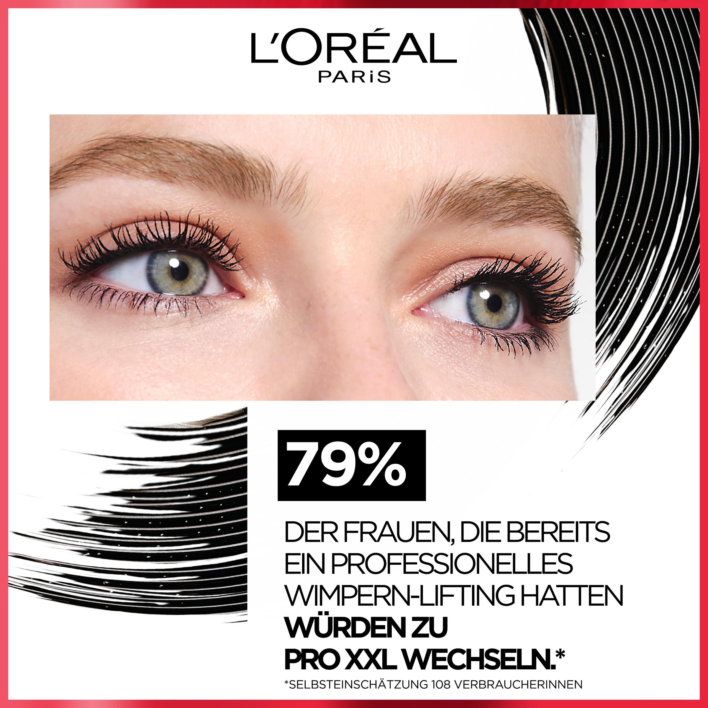 L'ORÉAL PARIS Mascara »ProXXL Lift Mascara schwarz«, mit Pro-Keratin-Formel