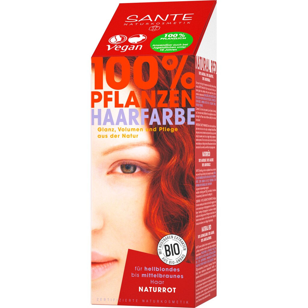 SANTE Haarfarbe »Pflanzenhaarfarbe naturrot«