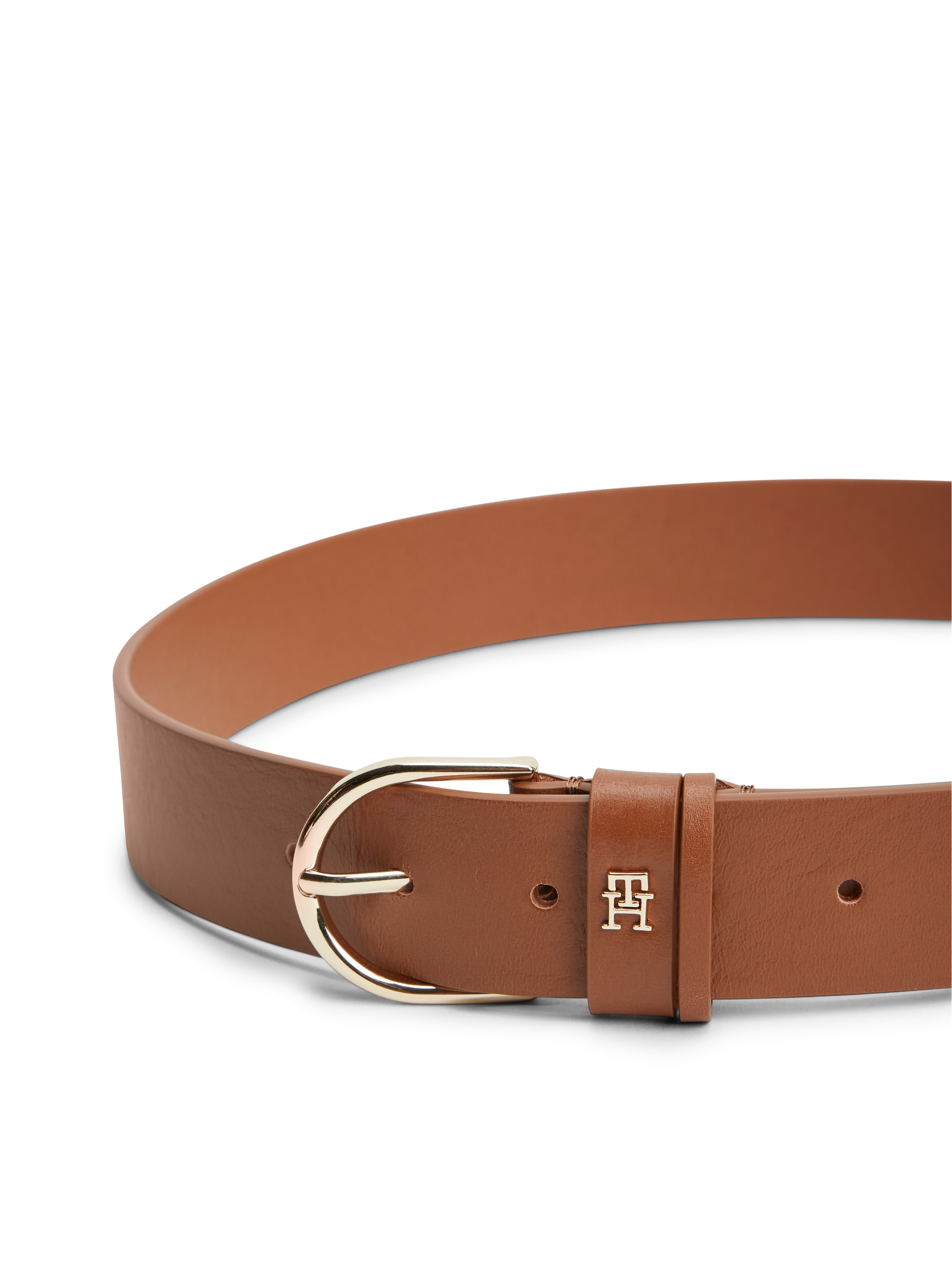 Tommy Hilfiger Ledergürtel »ESSENTIAL EFFORTLESS 3,5 cm breit« Damengürtel, 3,5 cm breit, casual und Jeans, ovale Einfachdornschließe