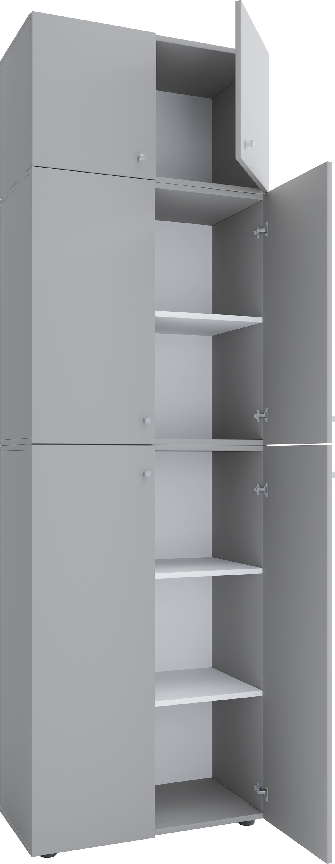 VCM Aktenschrank »VCM XXL Büroschrank mit 5 Fächern und einem Aufsatz | moderner Aktenschrank mit Drehtüren | Maße ca. H. 223 x B. 70 x T. 39 cm ¿ Lona 5-Fach«, (1 St.)