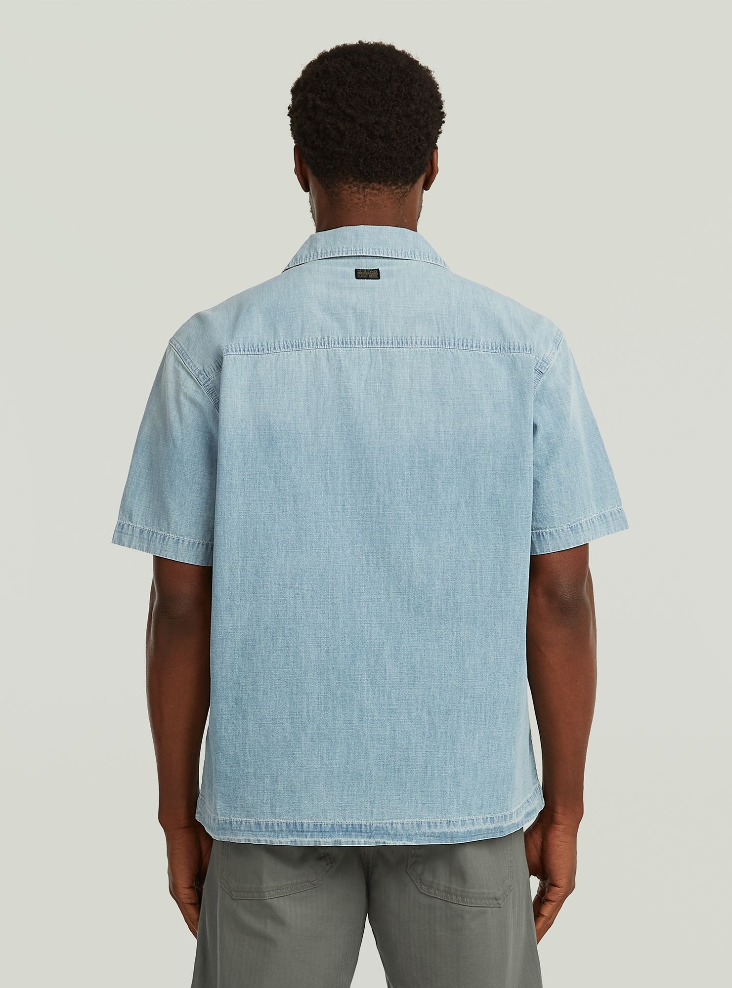 G-STAR Langarmshirt »Bowling 2‑Pocket Lightweight Regular Hemd«