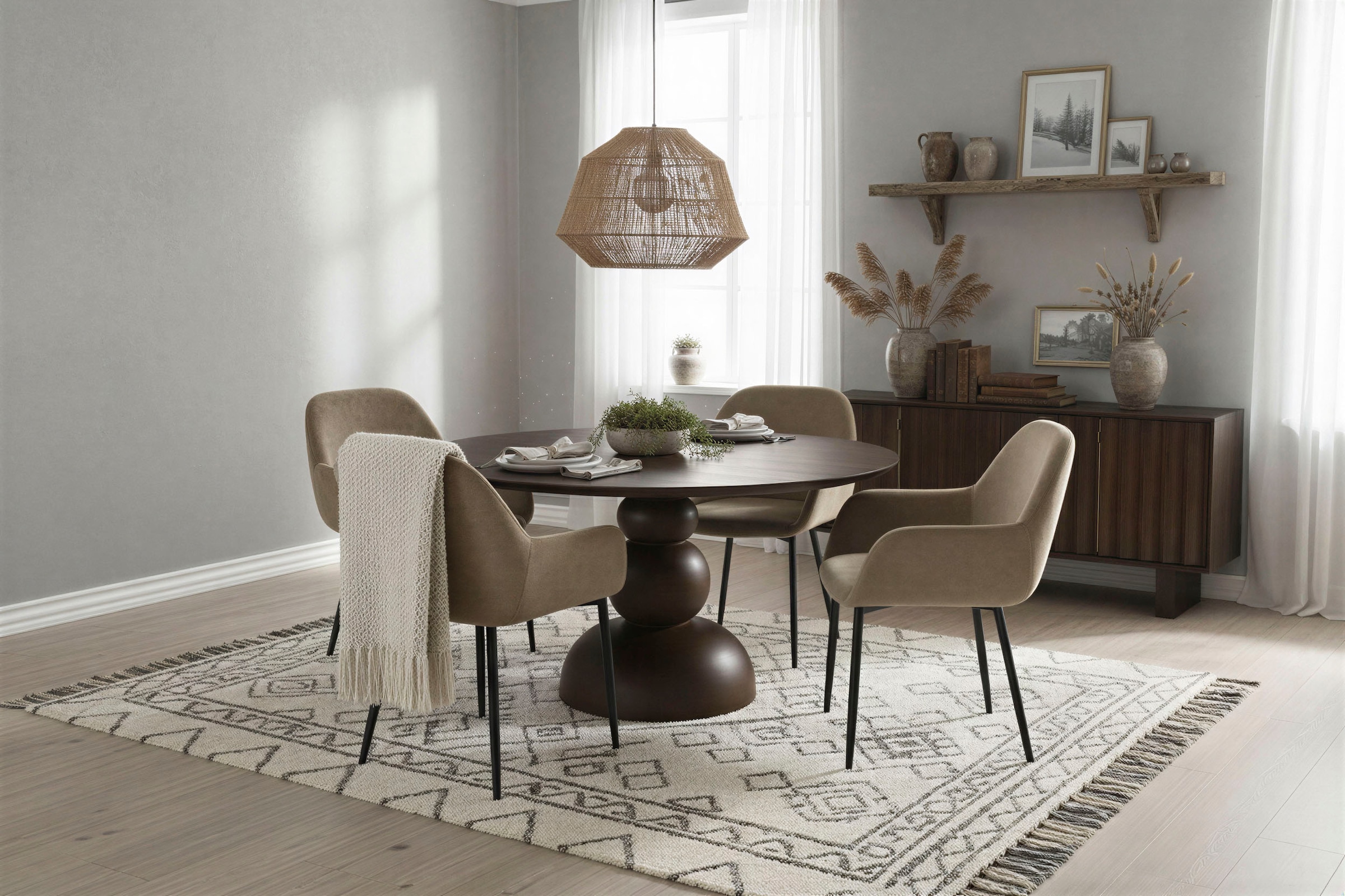 SIT Esstisch "MANGO NATURAL" 1 Stk. tlg. mit Schweizer Kante günstig online kaufen