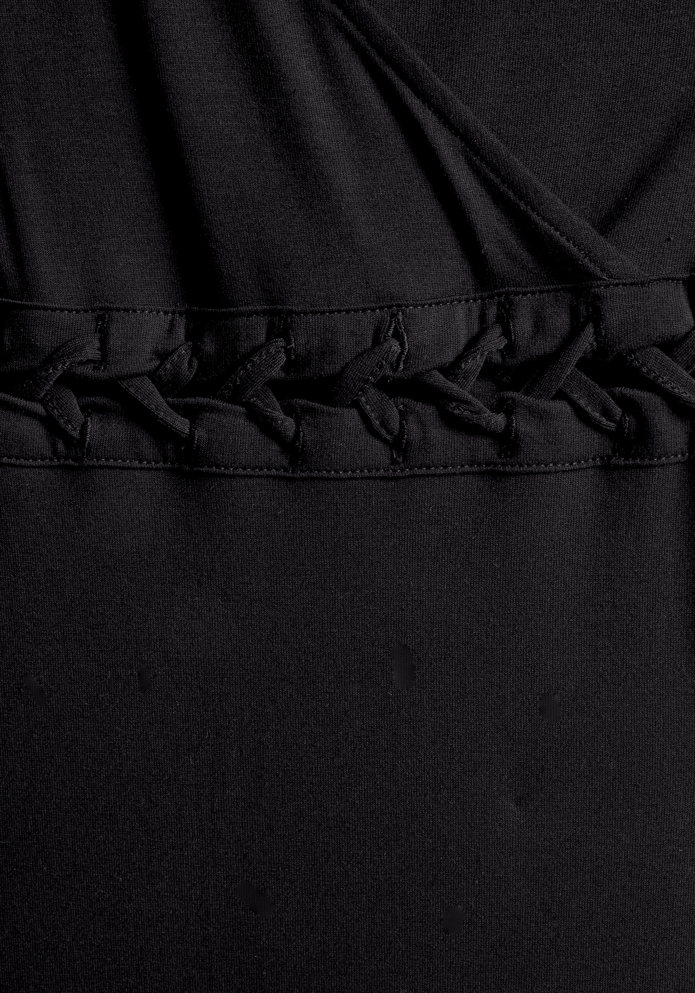 LASCANA Maxikleid, mit Schnürungsdetail in der Taille, Sommerkleid, Strandkleid